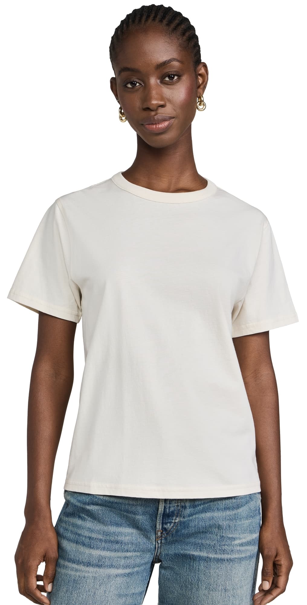 Sold Out NYC The Iconically Soft Perfect Tee in Cream Cream