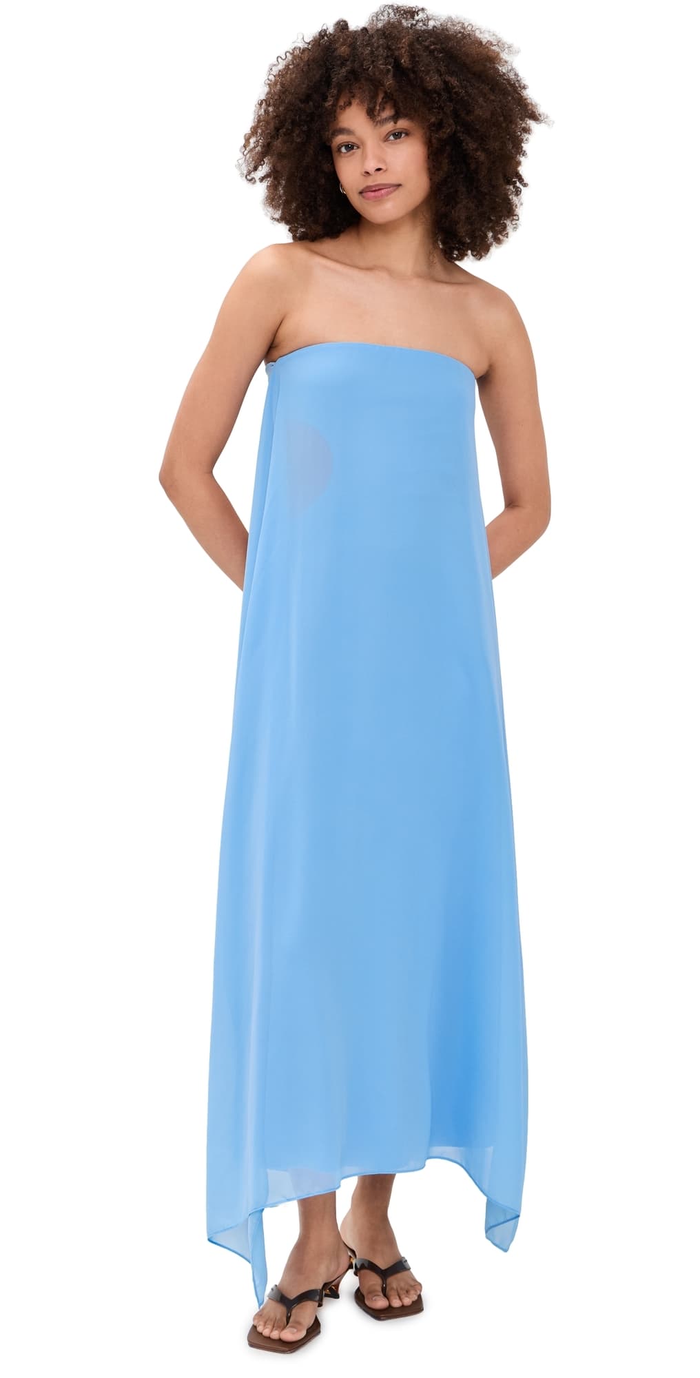 Solid & Striped The Indira Dress Blue Lagoon