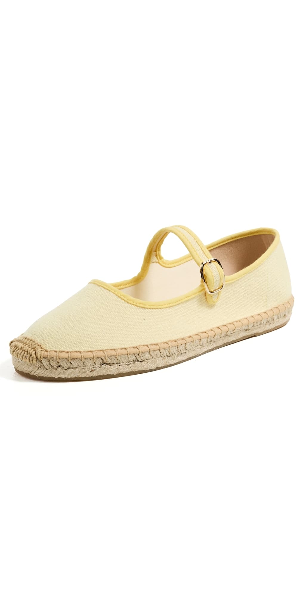 Soludos Mary Jane Espadrilles Butter Yellow