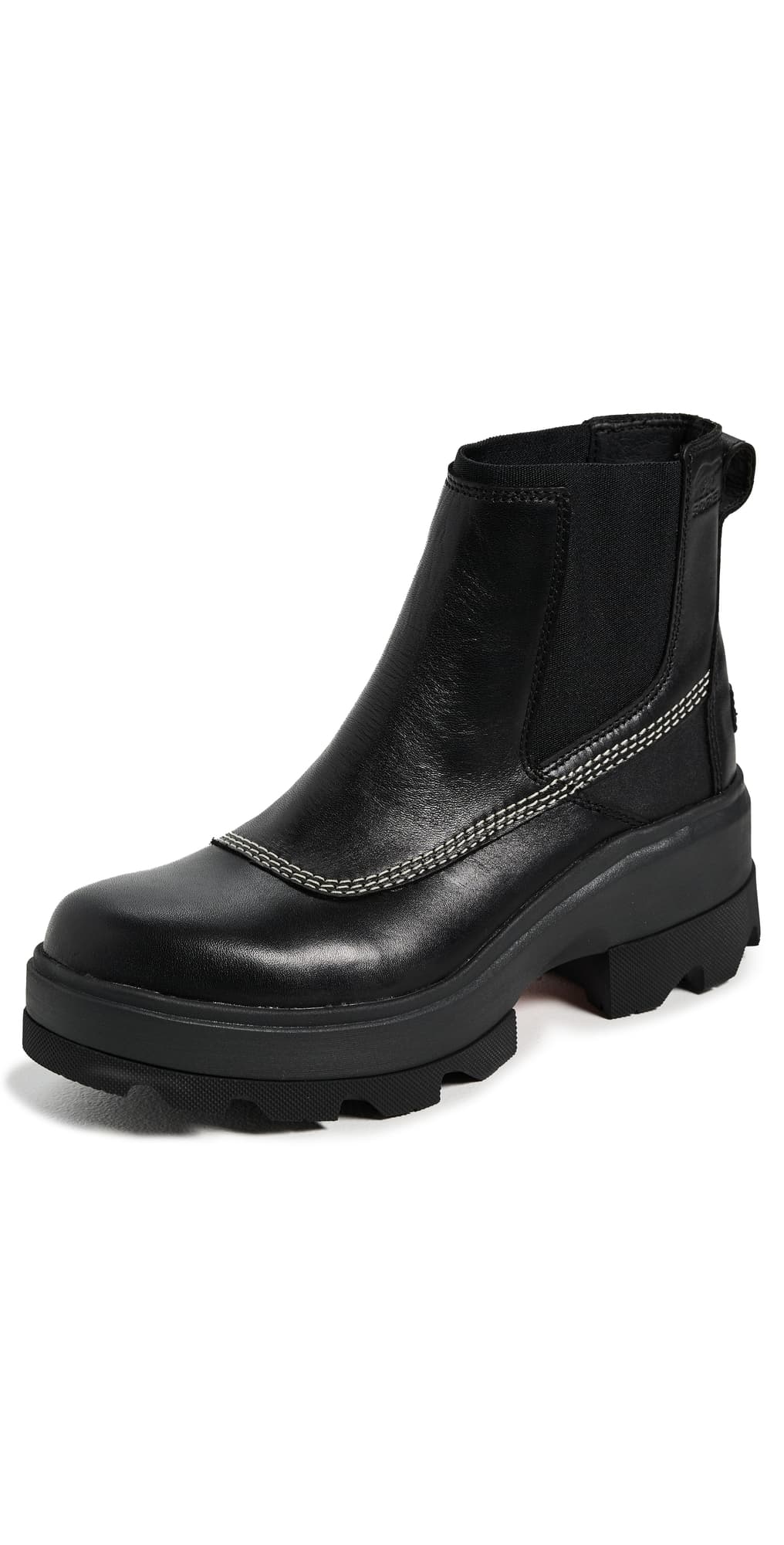 Sorel Joan Chelsea Boots Black/Bleached Ceramic