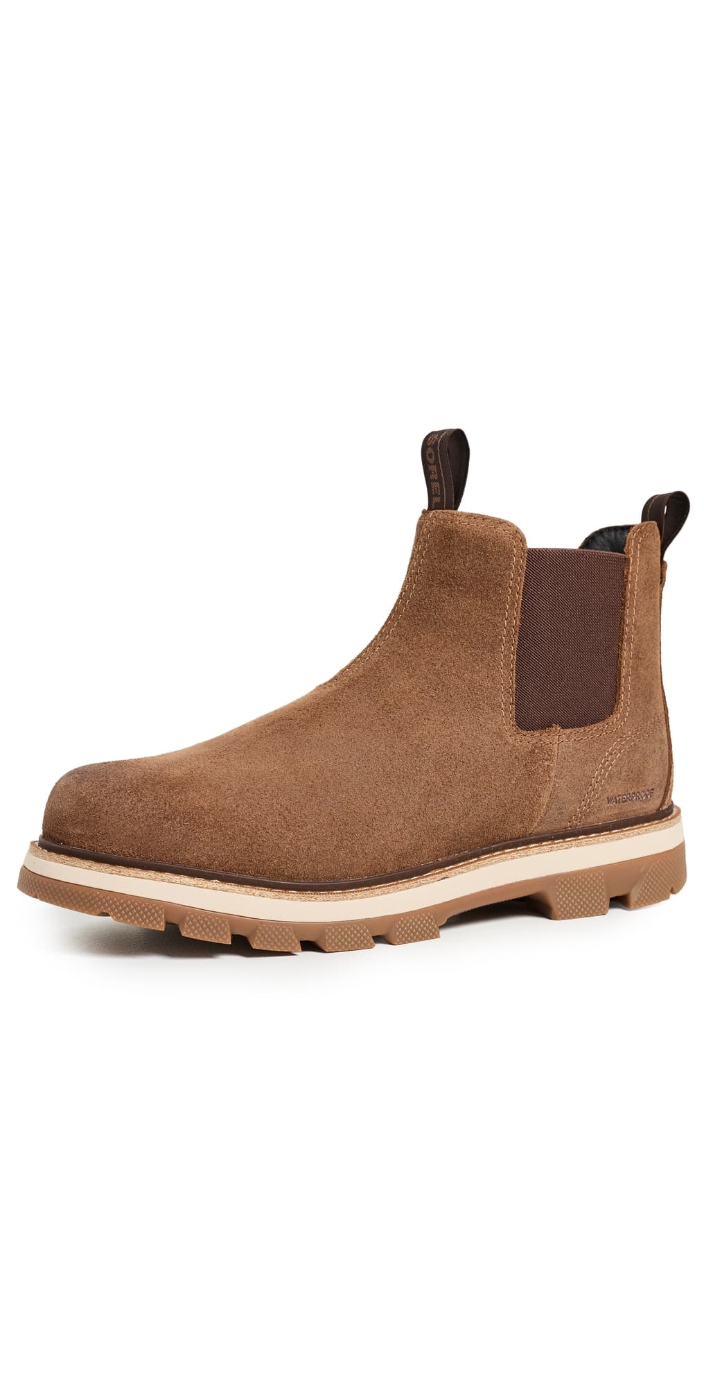 Sorel Lark-47 Chelsea Water Resistant Boots Velvet Tan/Tobacco