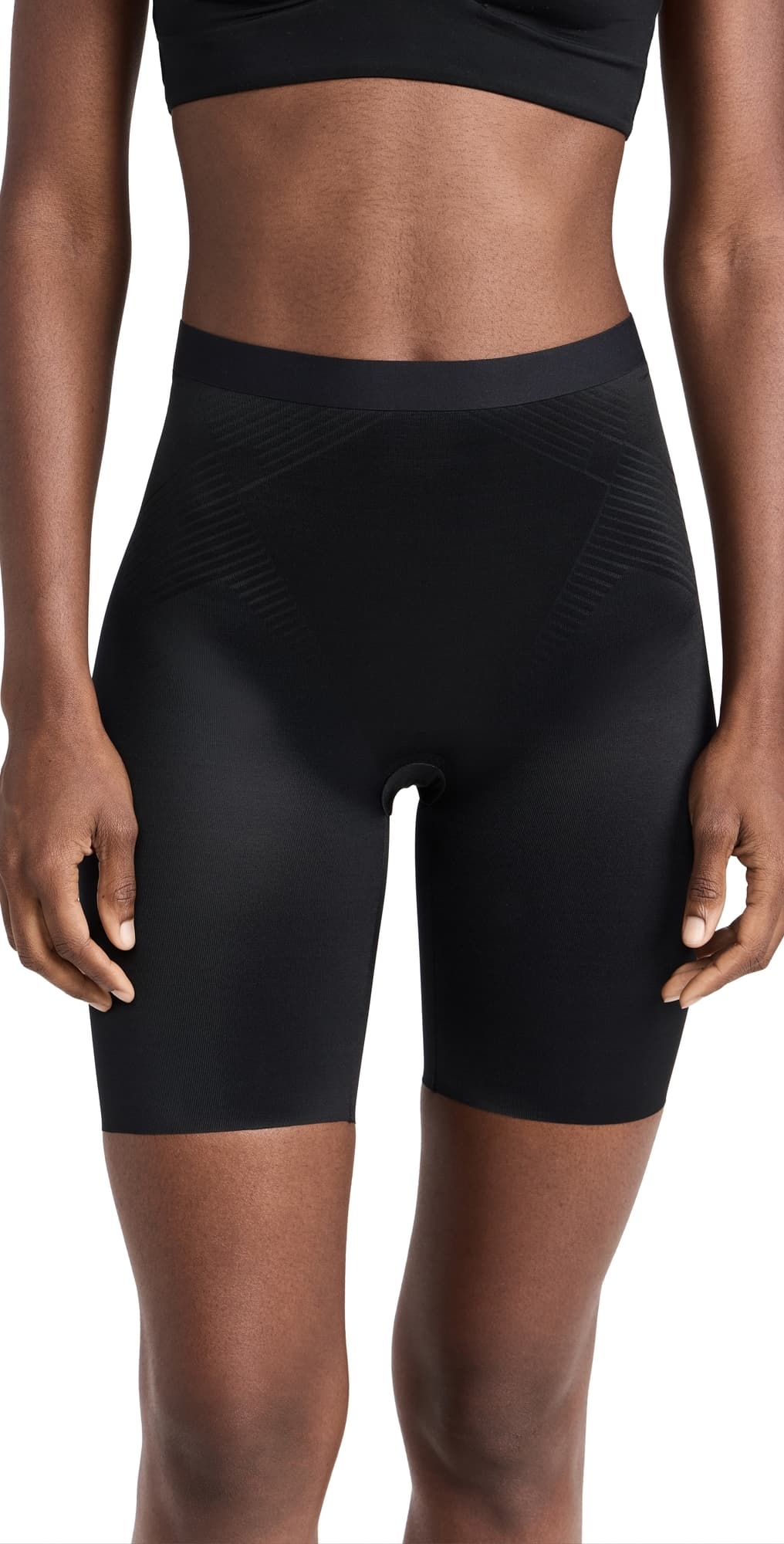 SPANX SPANXshape Invisible Mid-Thigh Short Very Black