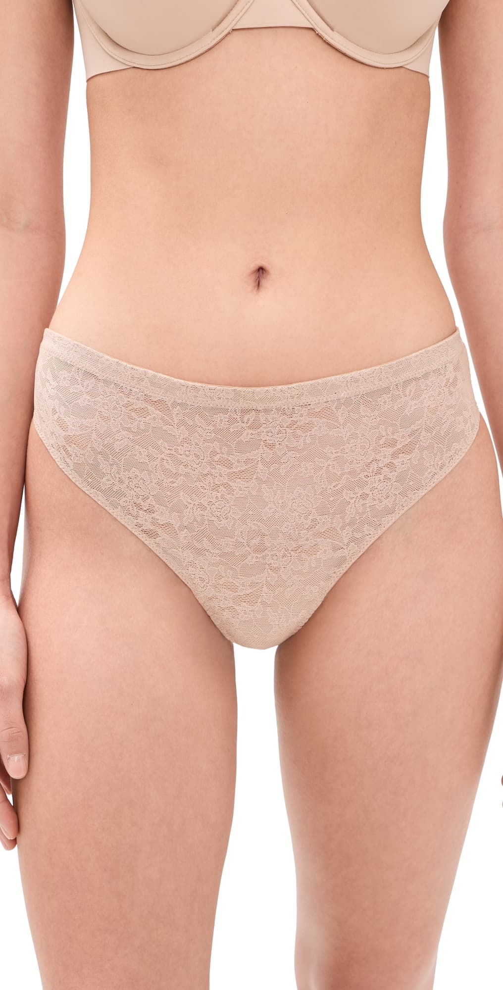 SPANX SPANXsupersmooth Day to Date Night Thong Chai