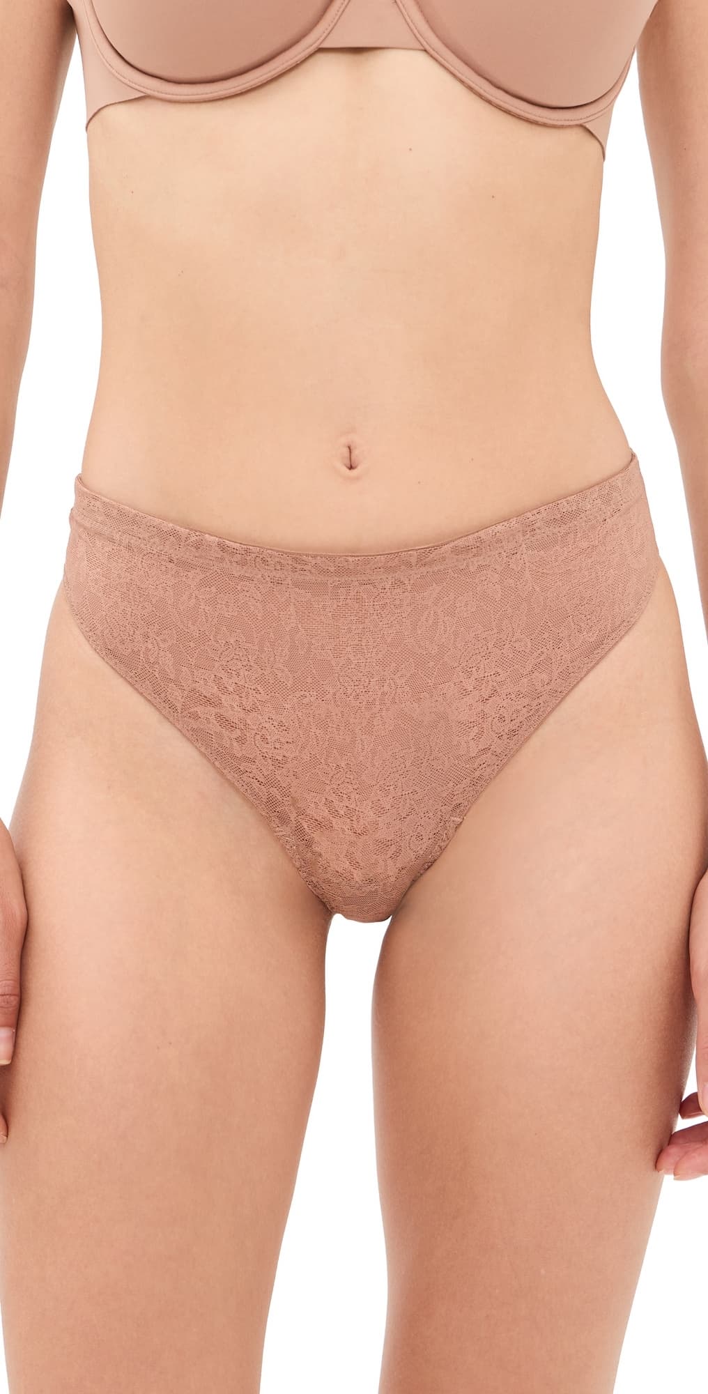 SPANX SPANXsupersmooth Day to Date Night Thong Cinnamon