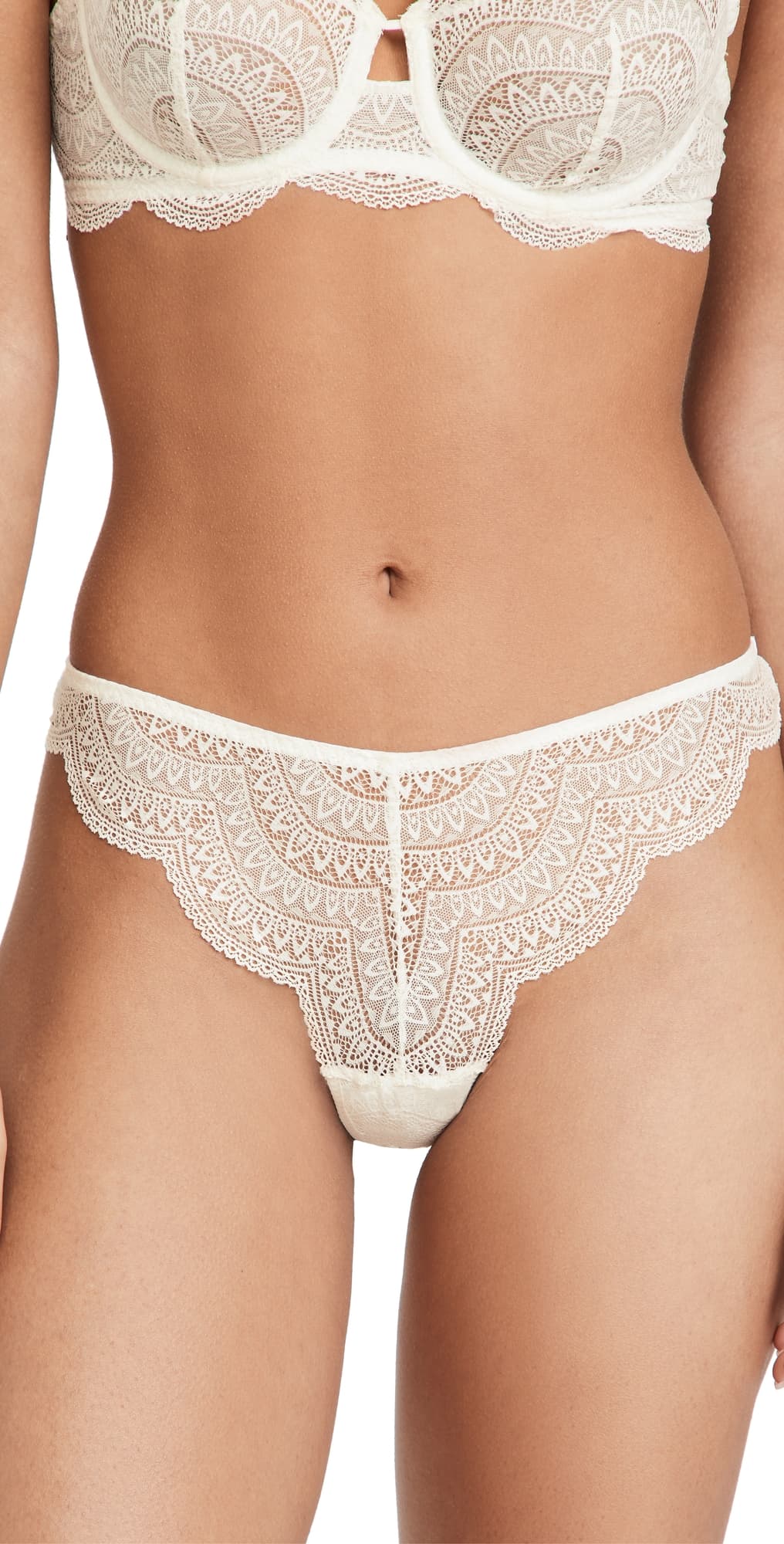 Simone Perele Karma Tanga Panties Ivory
