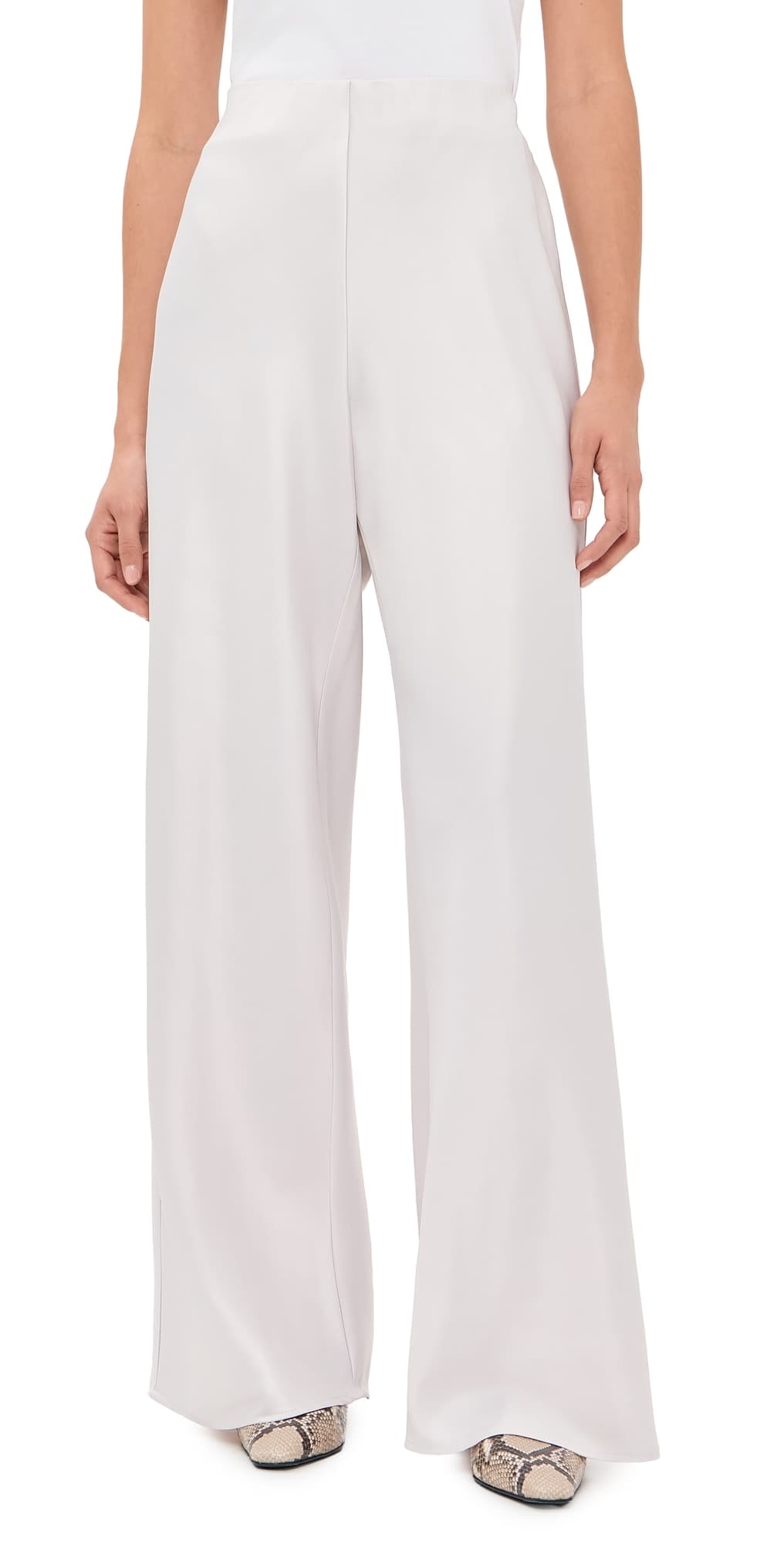 Splendid x CJ Satin Pants Porcelain