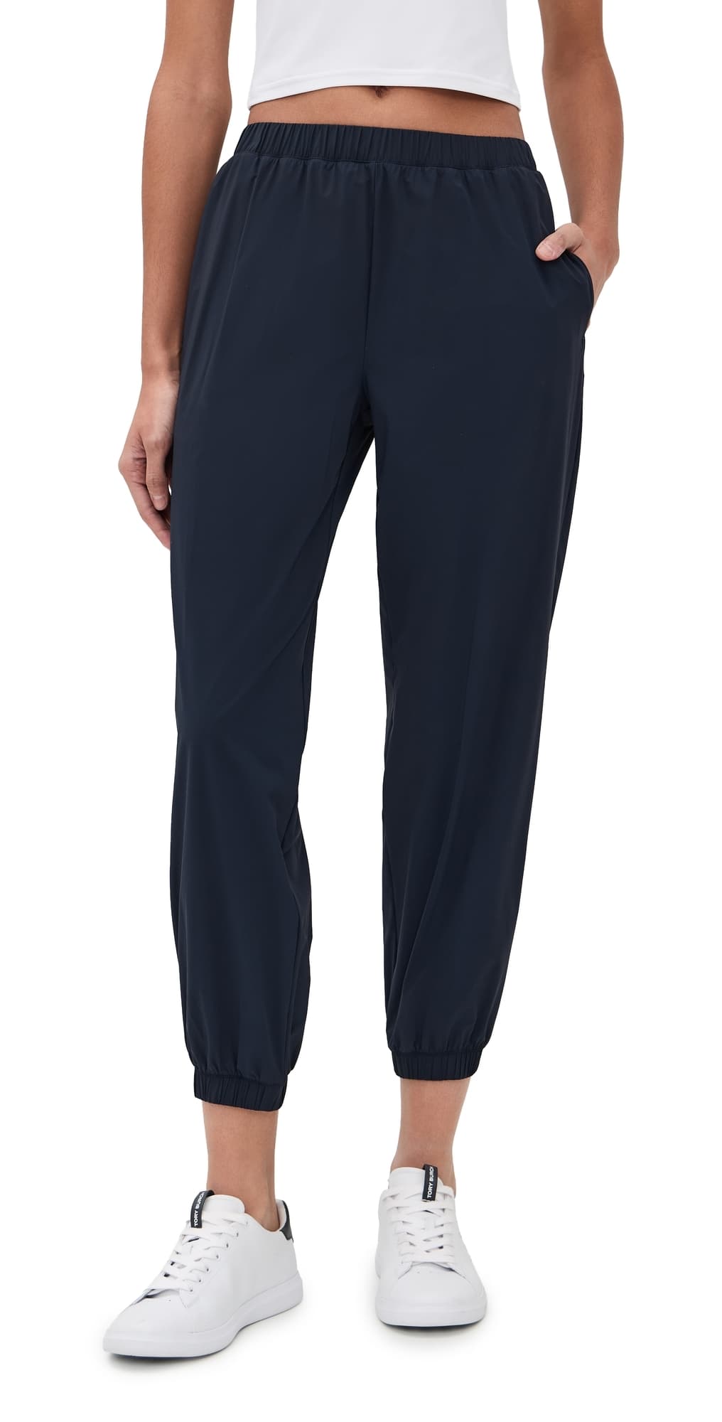 Splits59 Megan Woven Nylon Joggers Indigo