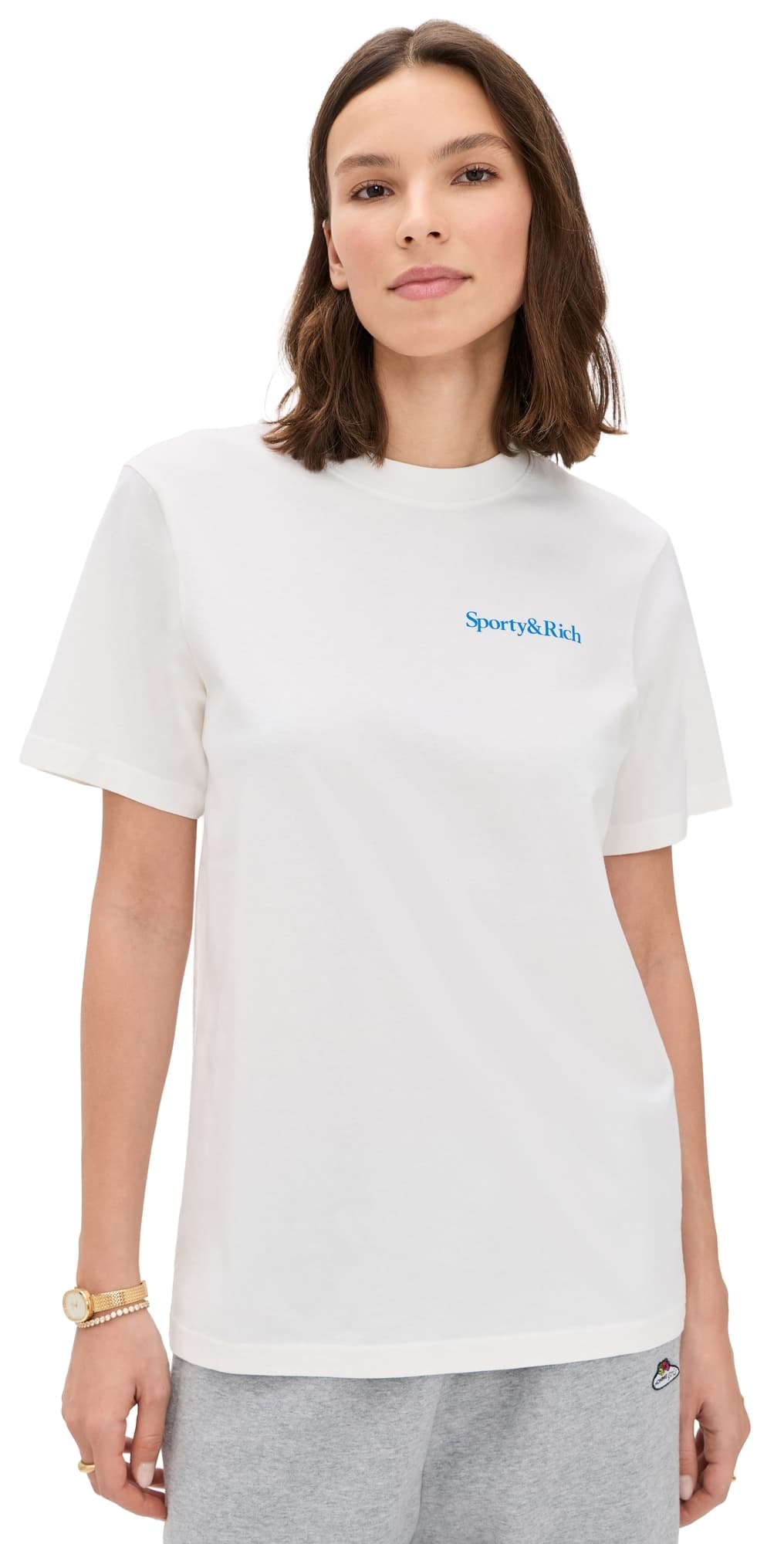 Sporty & Rich Health is Wealth T-Shirt White