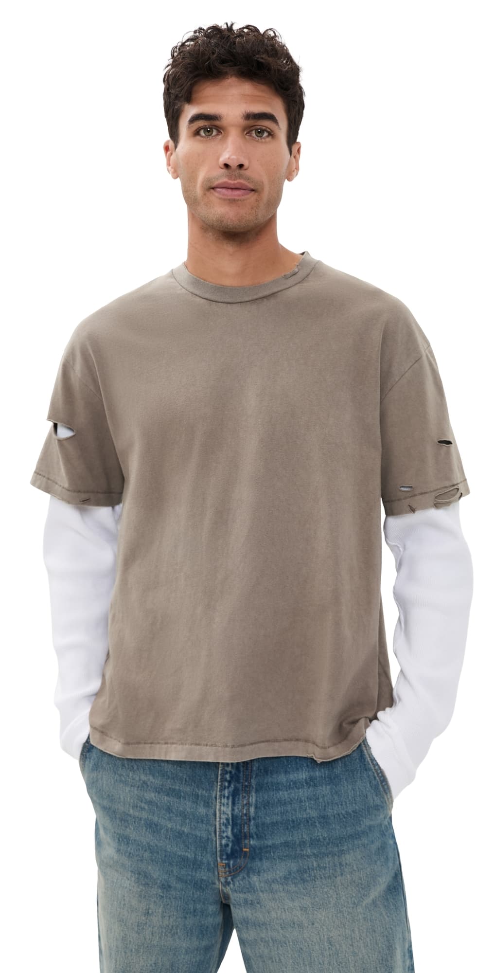 Stockholm Surfboard Club Layer Box Tee Hickory