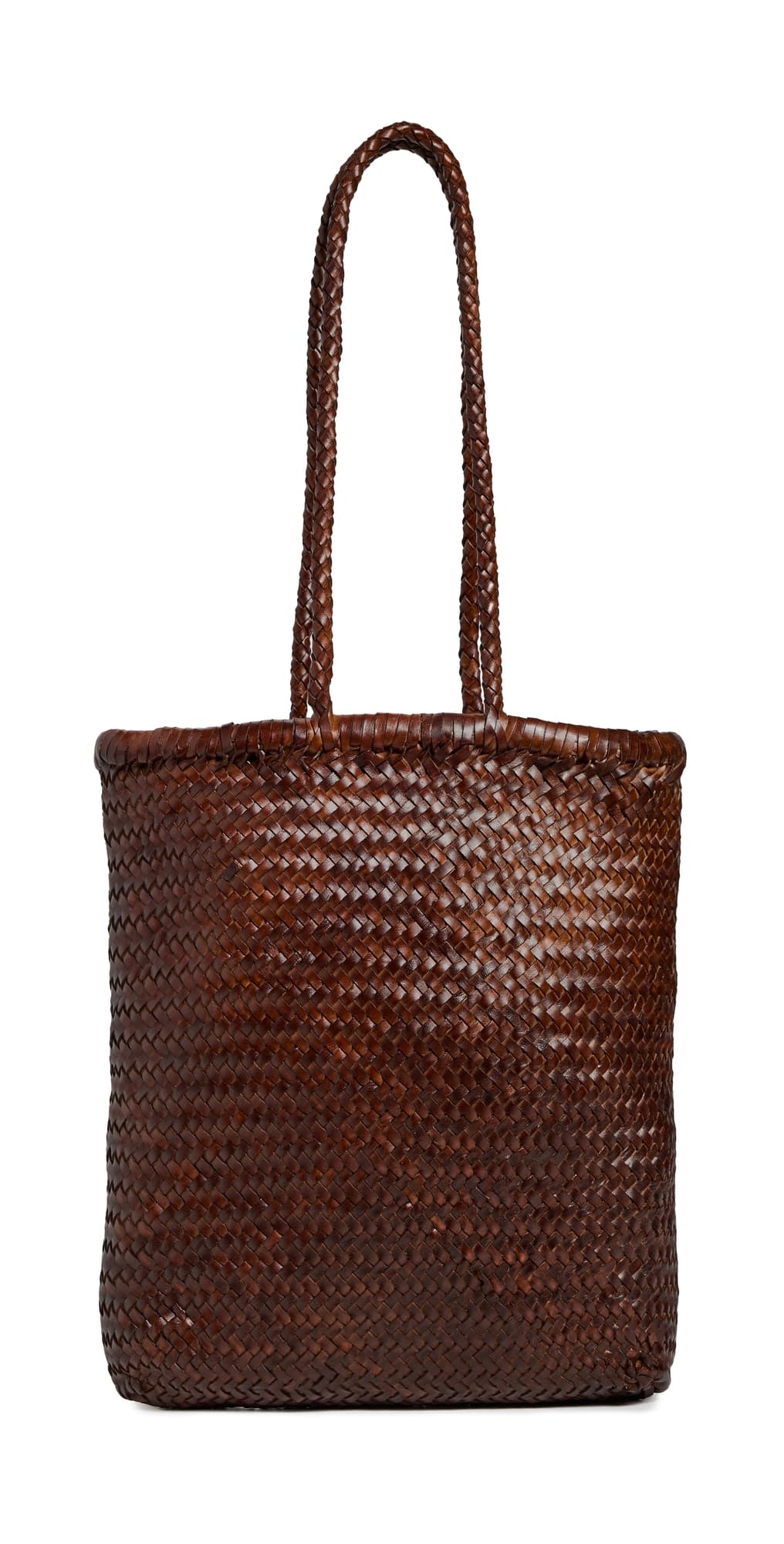 St. Agni Bagu Woven Tote Antique Tan