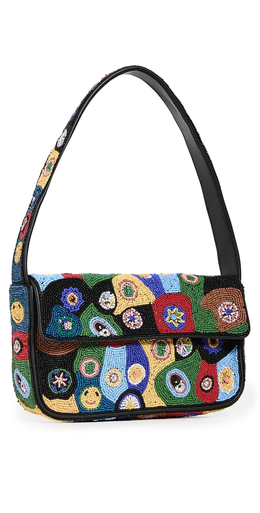 STAUD Tommy Bag Milliefiori Black