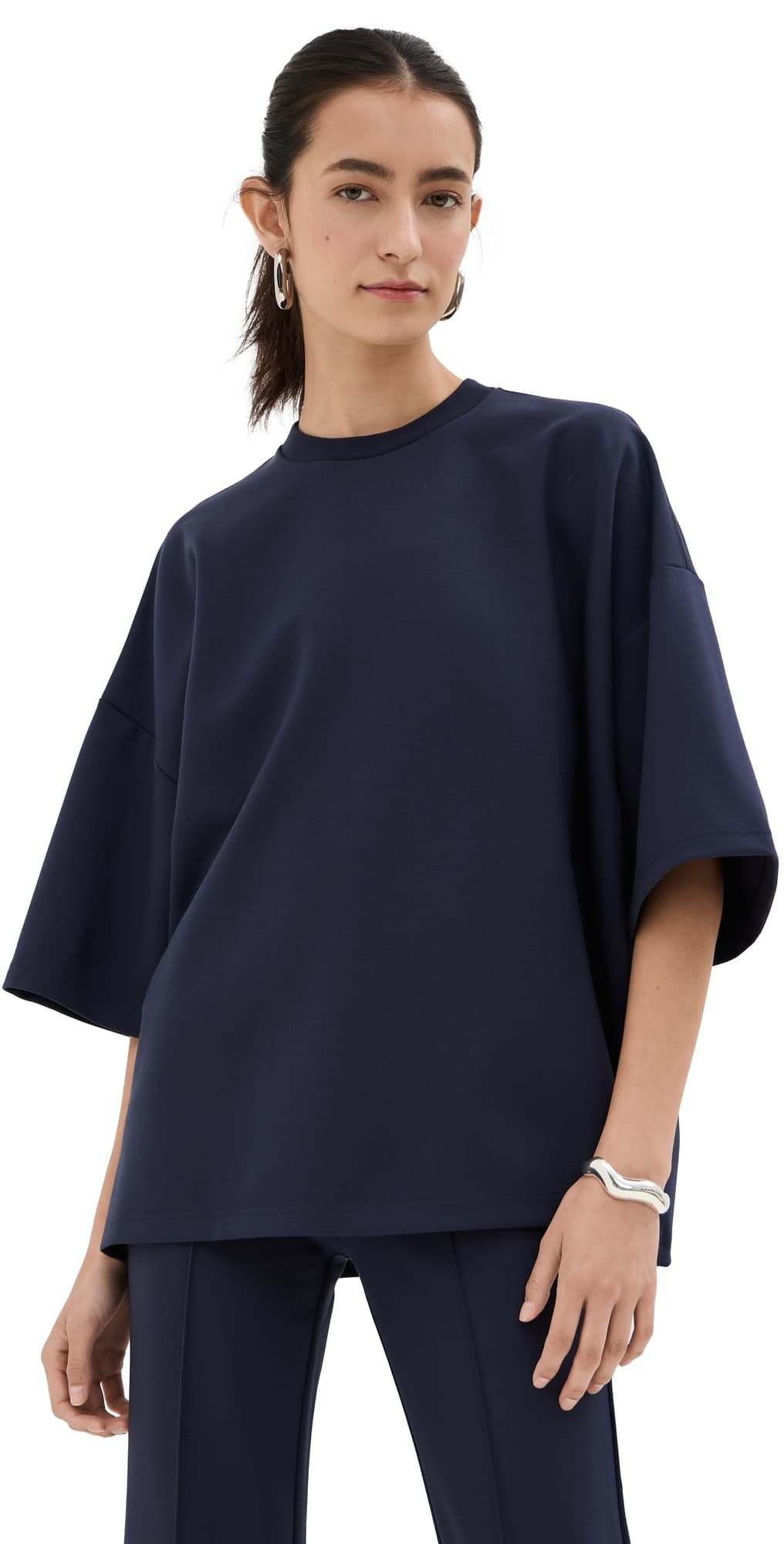 STAUD Capsule Top Navy