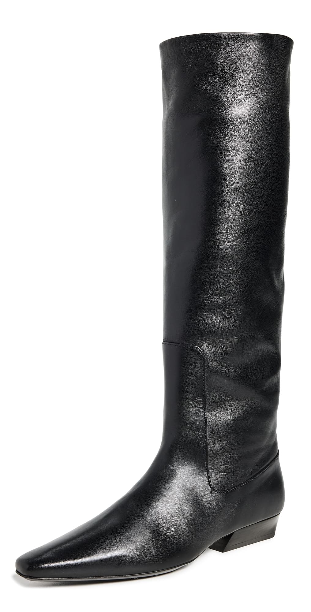 STAUD Wally Flat Boots Black