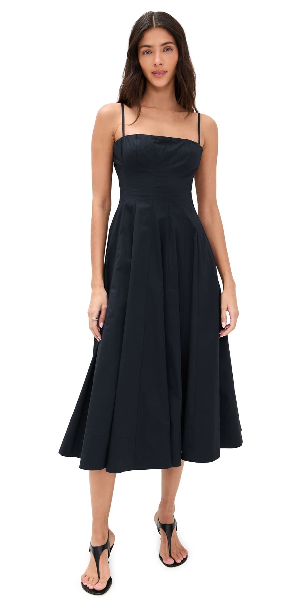 STAUD Wylie Dress Black