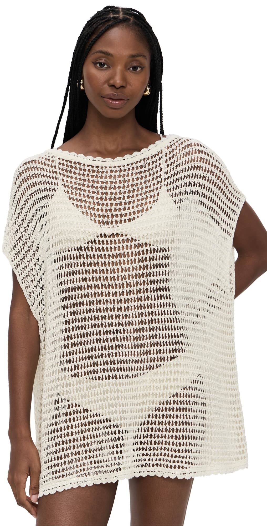 STAUD Oriya Dress Ivory
