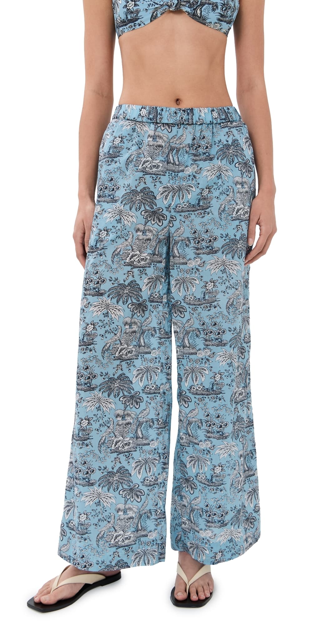 STAUD Marza Pants Sky Toile