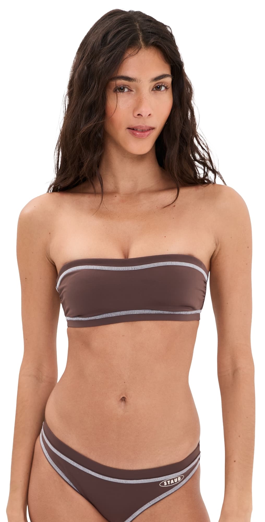 STAUD Sara Bikini Top Java