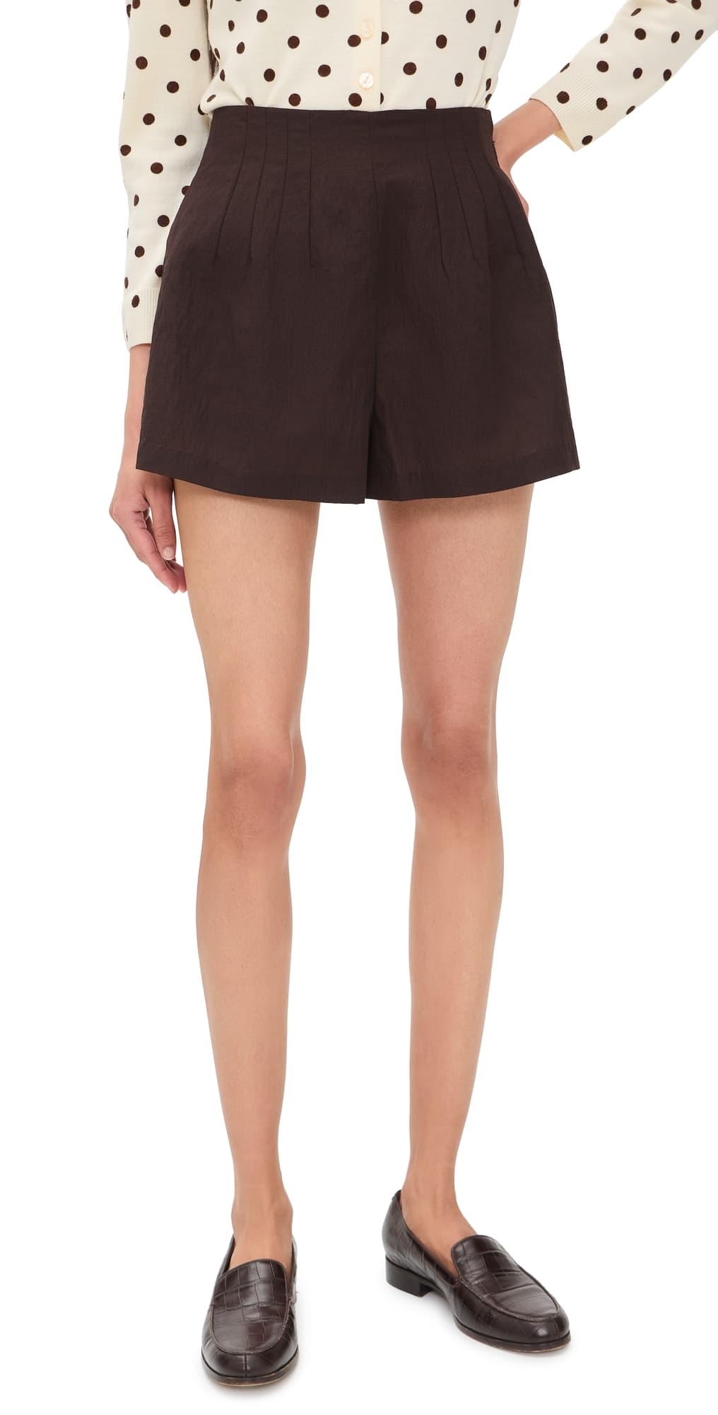 STAUD Magpie Shorts Earth