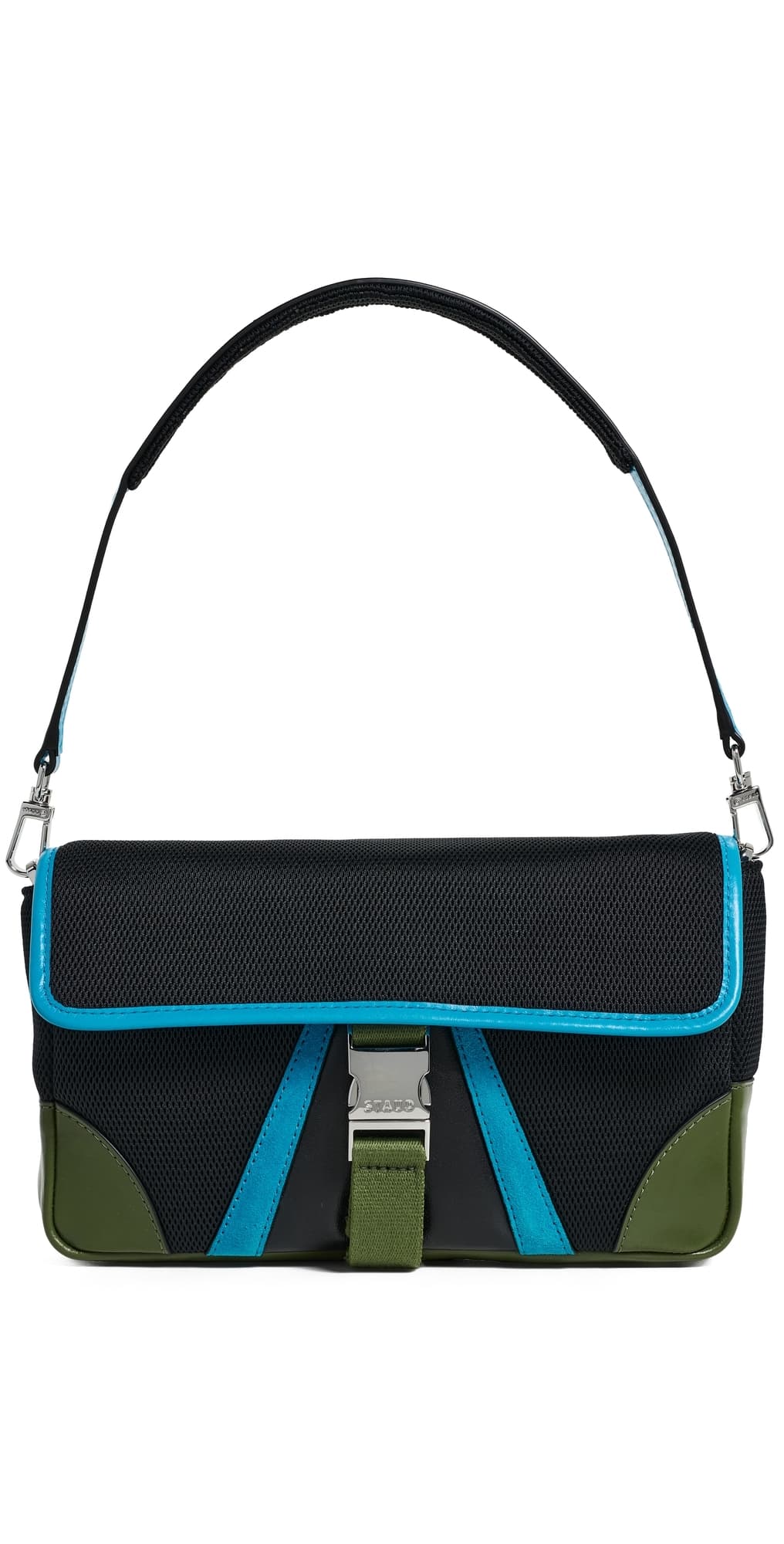 STAUD Tony Shoulder Bag Black Pool