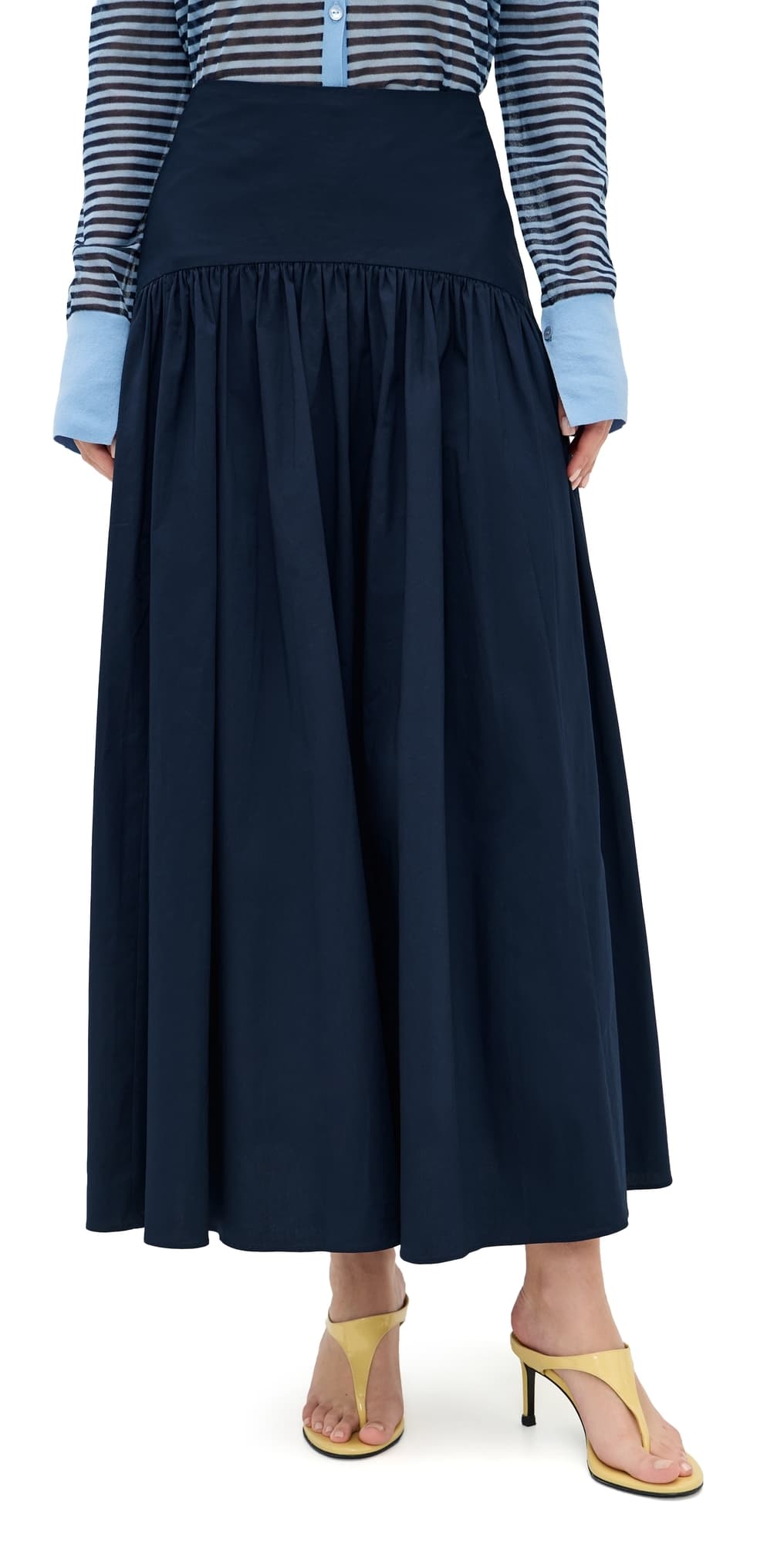 STAUD Procida Skirt Navy