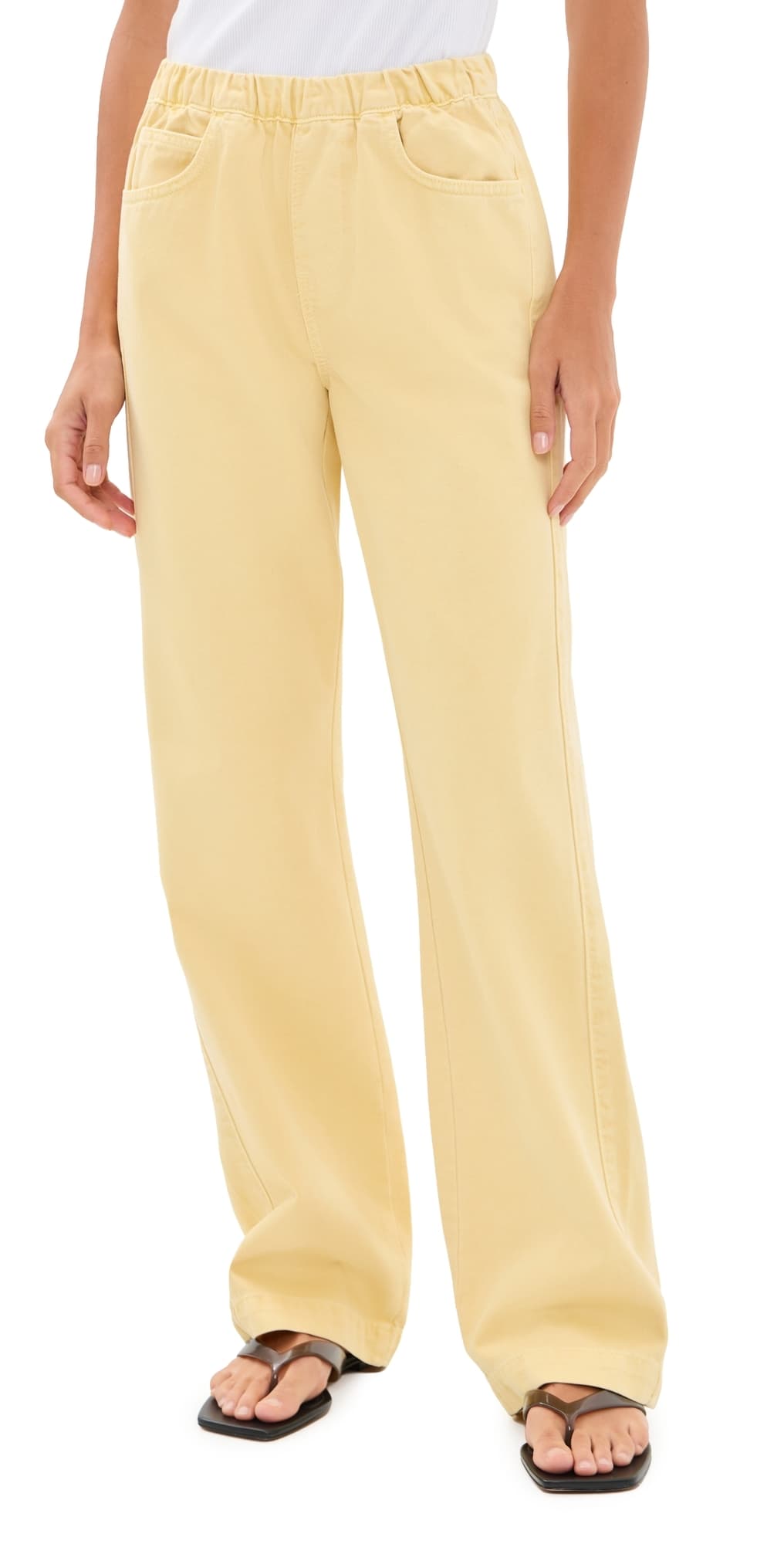 STAUD Noah Jeans Butter