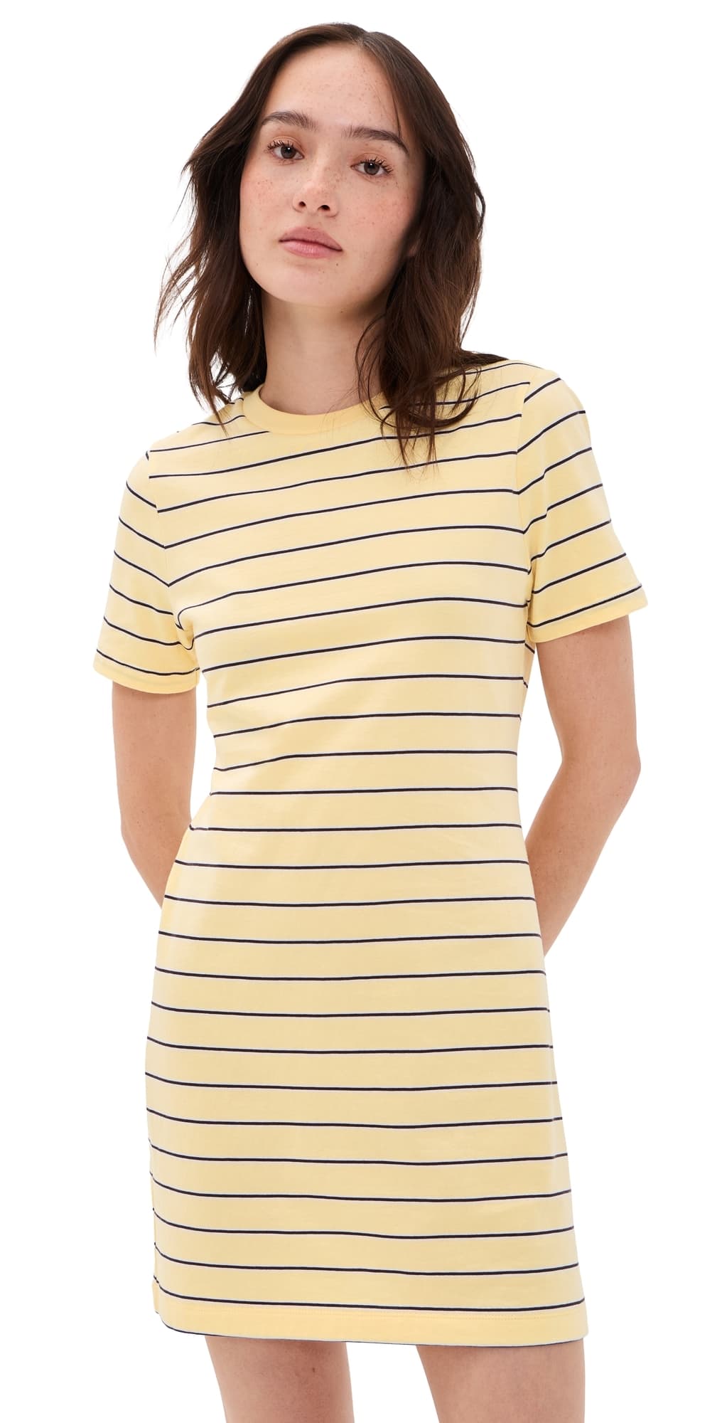 STAUD Wade Dress Monday Stripe