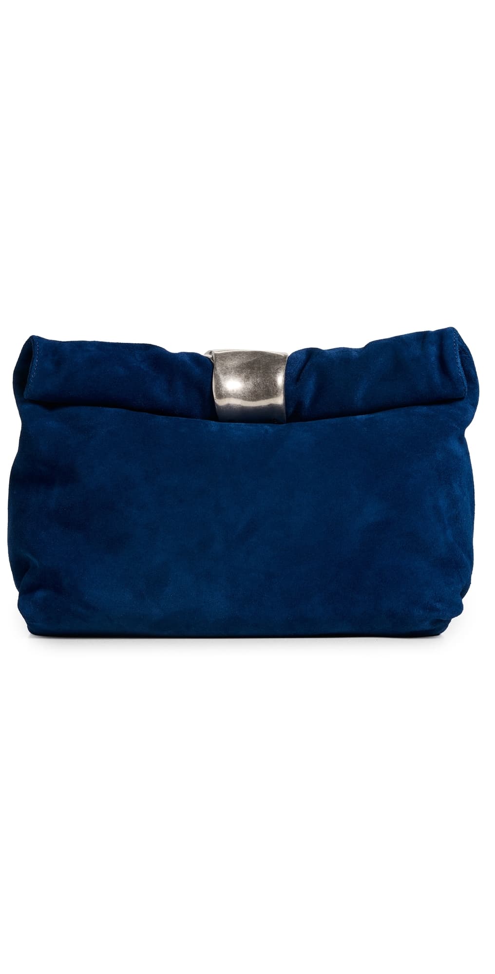 STAUD Suede Cuff Clutch Cobalt · One Size