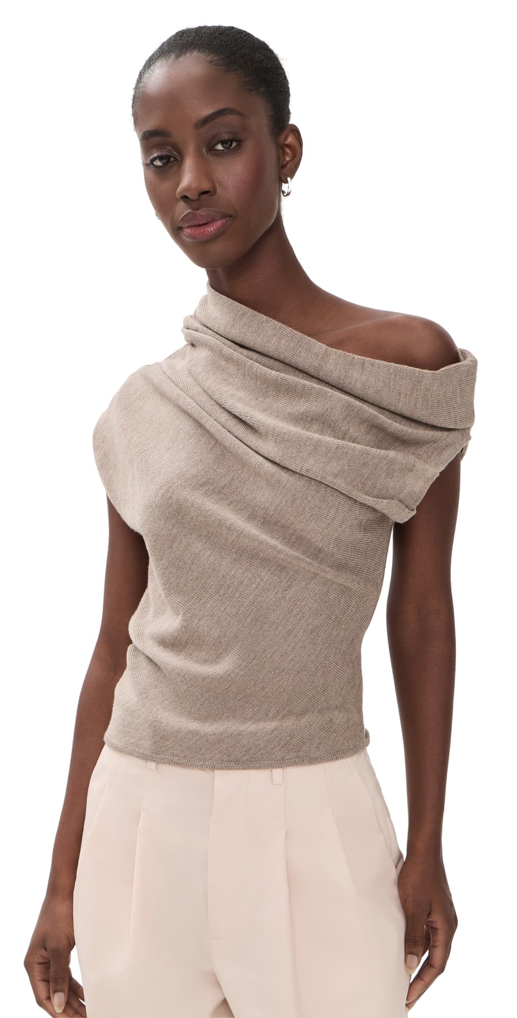STAUD Mabel Sweater Sesame
