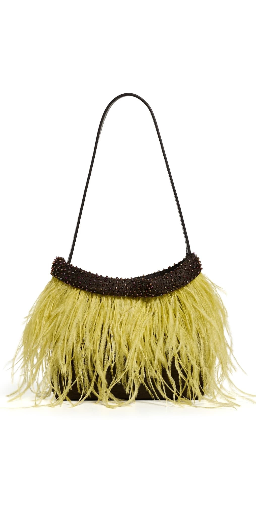 STAUD Winslow Shoulder Bag Espresso/Canary