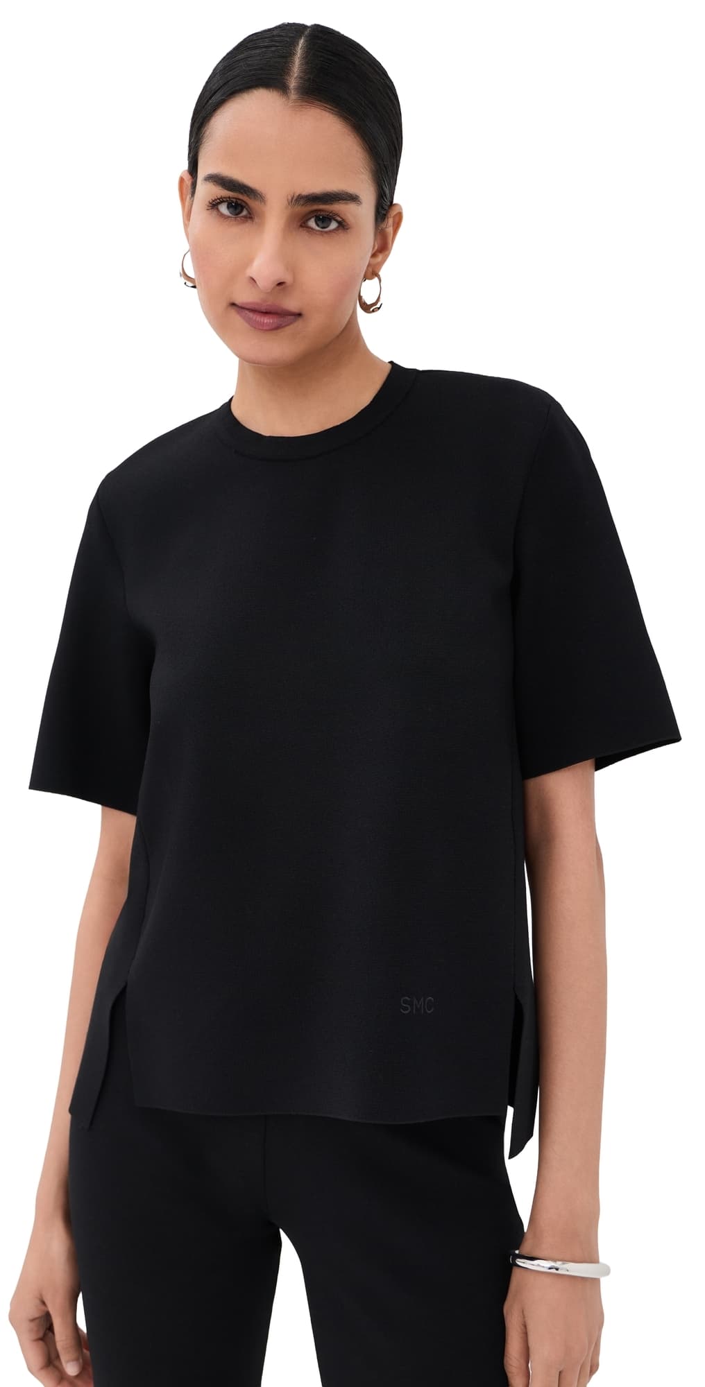Stella McCartney Iconic Compact Knit Top Black