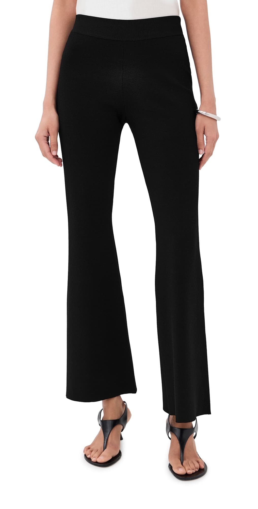 Stella McCartney Compact Knit Iconic Trousers Black