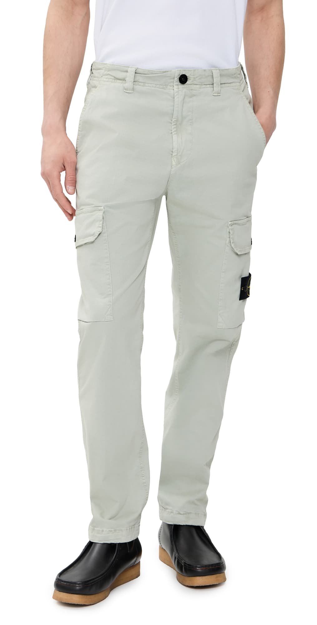 Stone Island Garment Dyed Cargo Pants Sage