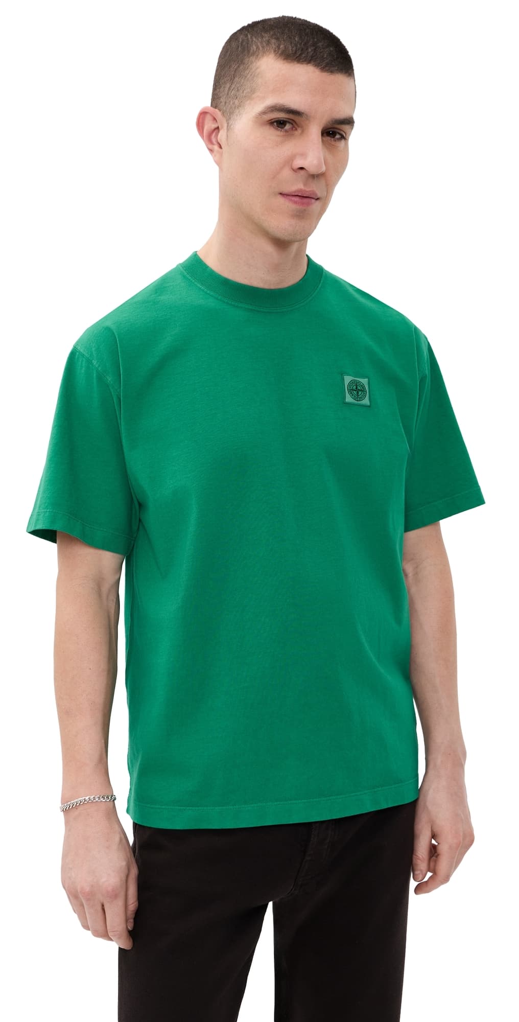 Stone Island Garment Dyed Tee Malachite