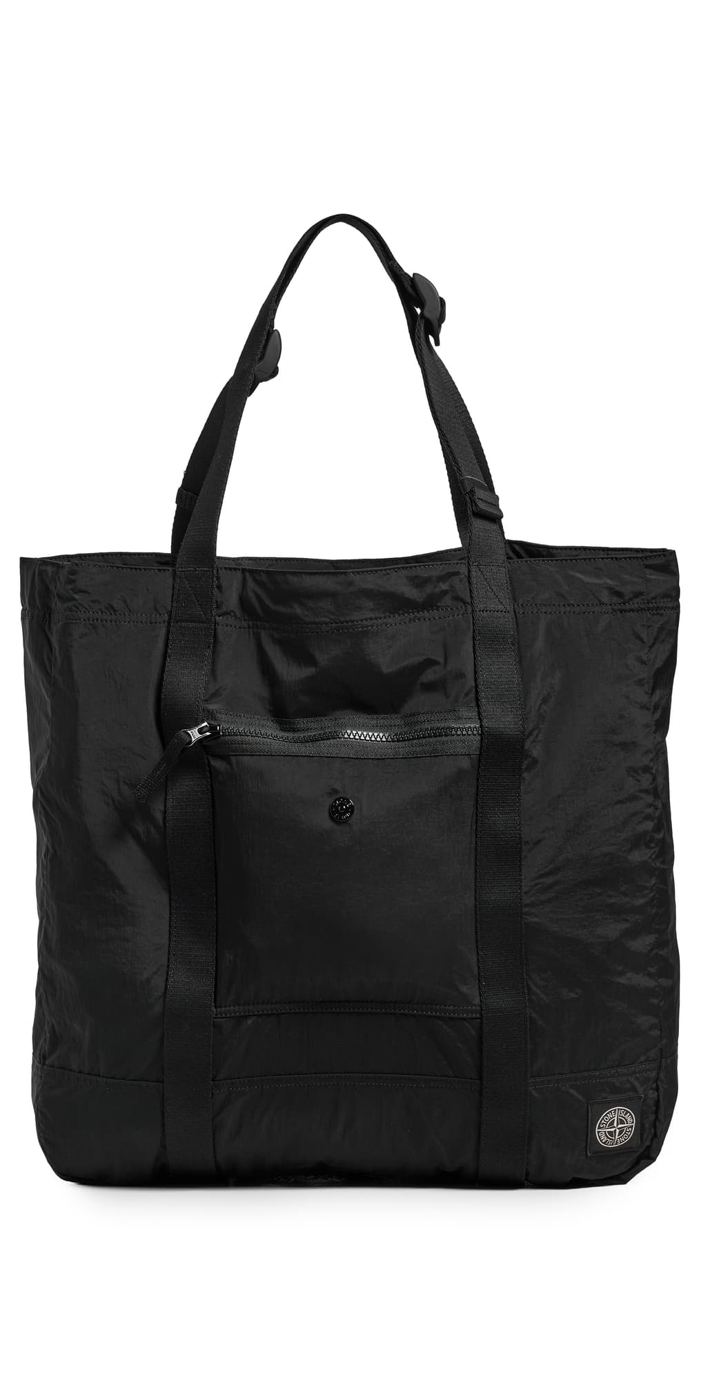 Stone Island Nylon Tote Bag Black · One Size