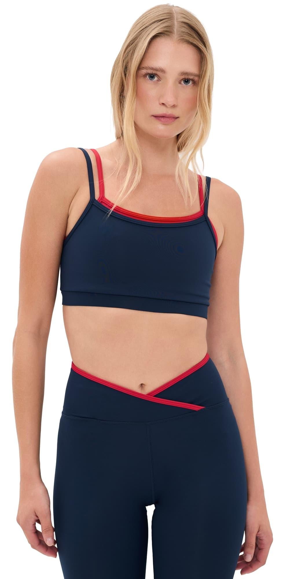 Strut This The Rhodes Bra Navy/Red