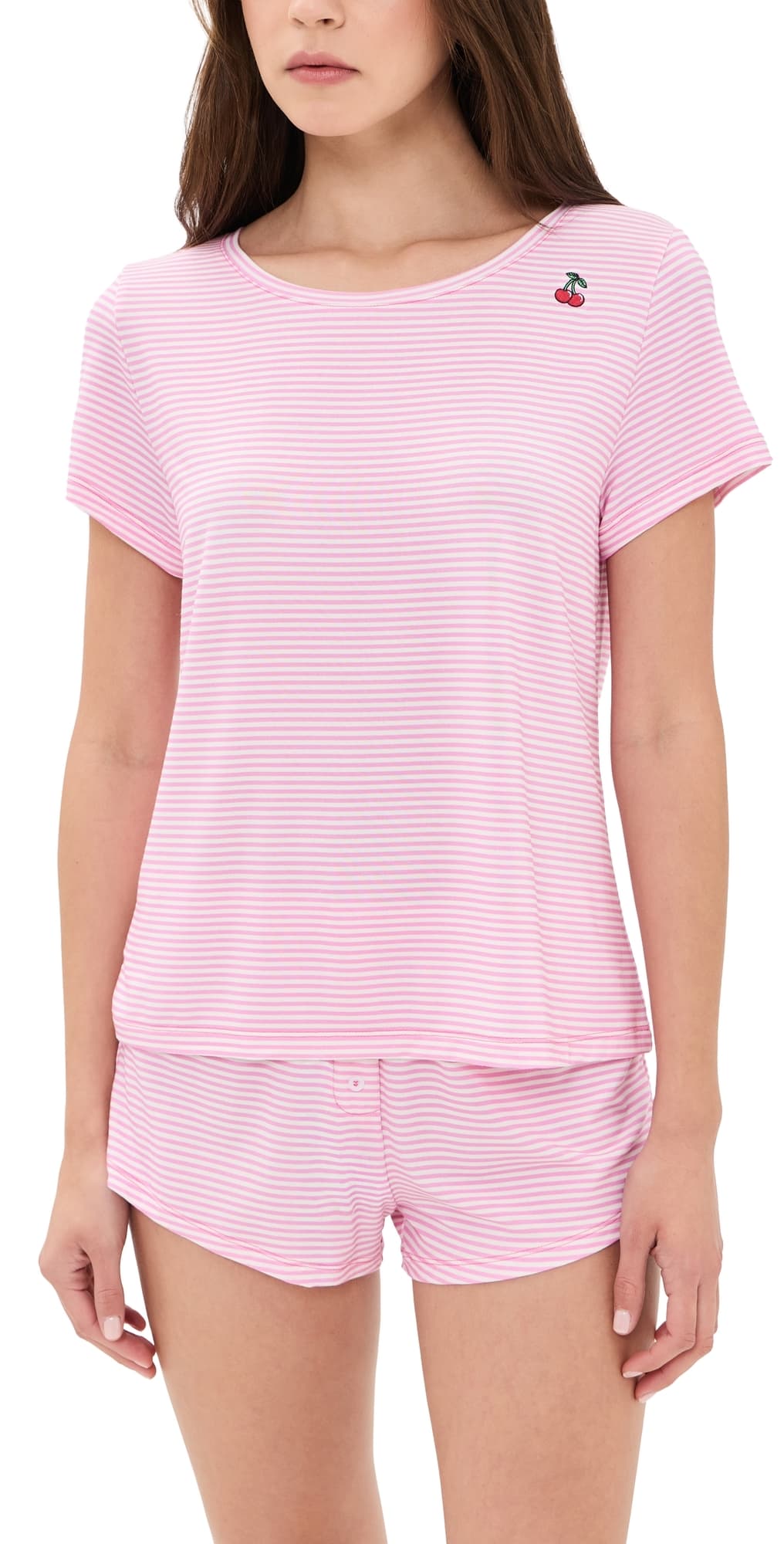 Stripe & Stare T-Shirt & Shorty Set Roller Stripe
