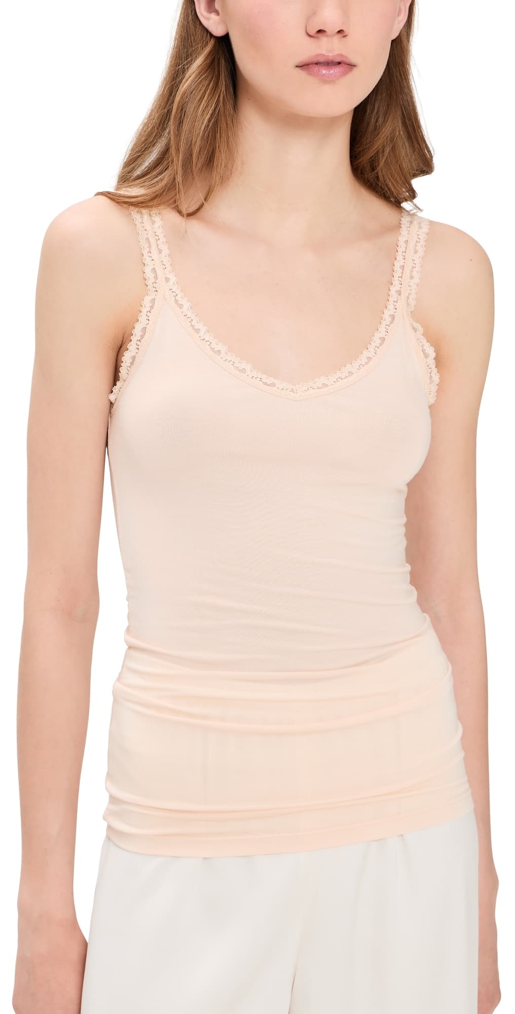 Stripe & Stare Lace Cami Sand