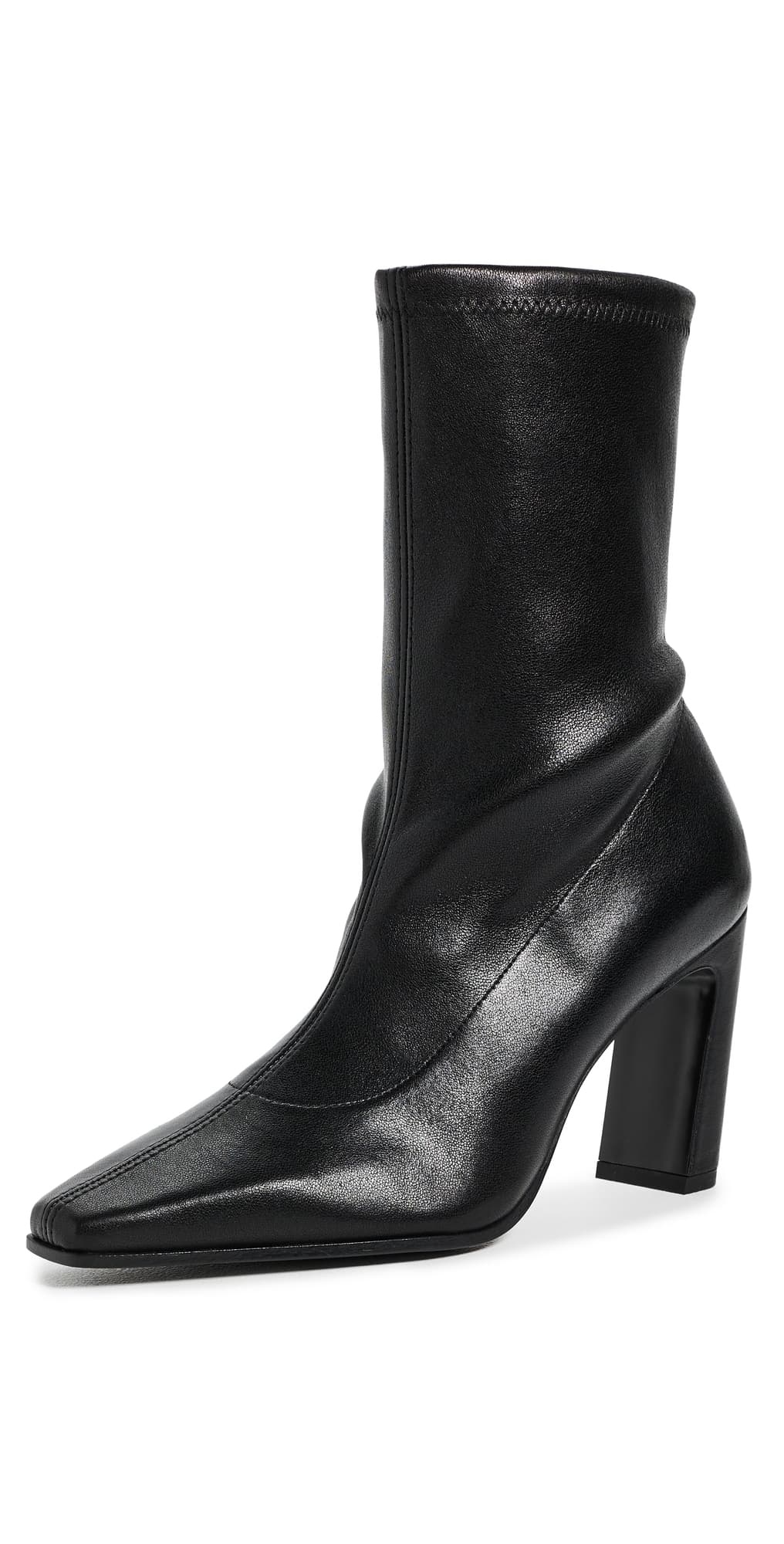 Stuart Weitzman Stassi Stretch Booties Black