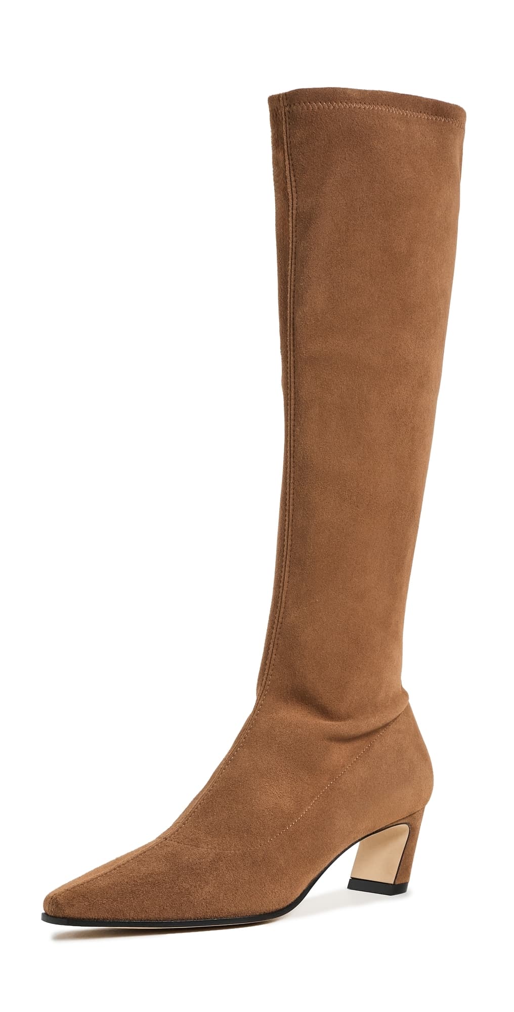 Stuart Weitzman Stassi Stretch Boots 50mm Toasted Almond