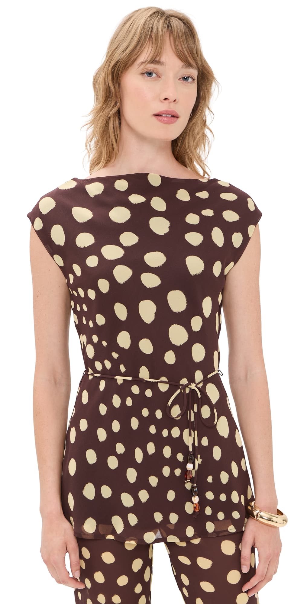 Seven Wonders Reyna High Neck Sleeveless Top Salma Spot