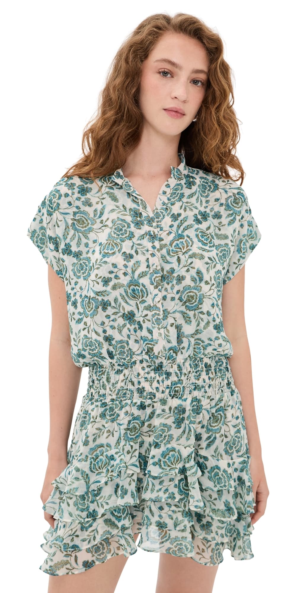 MISA Evie Dress Azure Flora