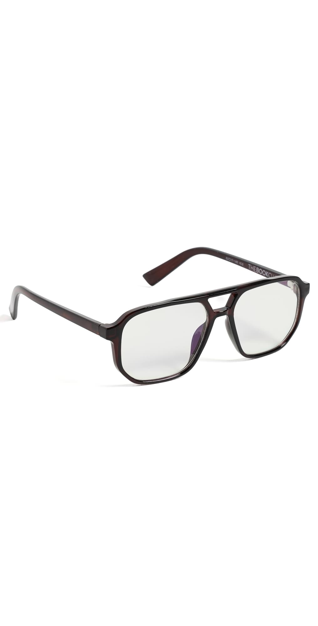 The Book Club The Atticus Blue Light Eyeglasses Bark · One Size