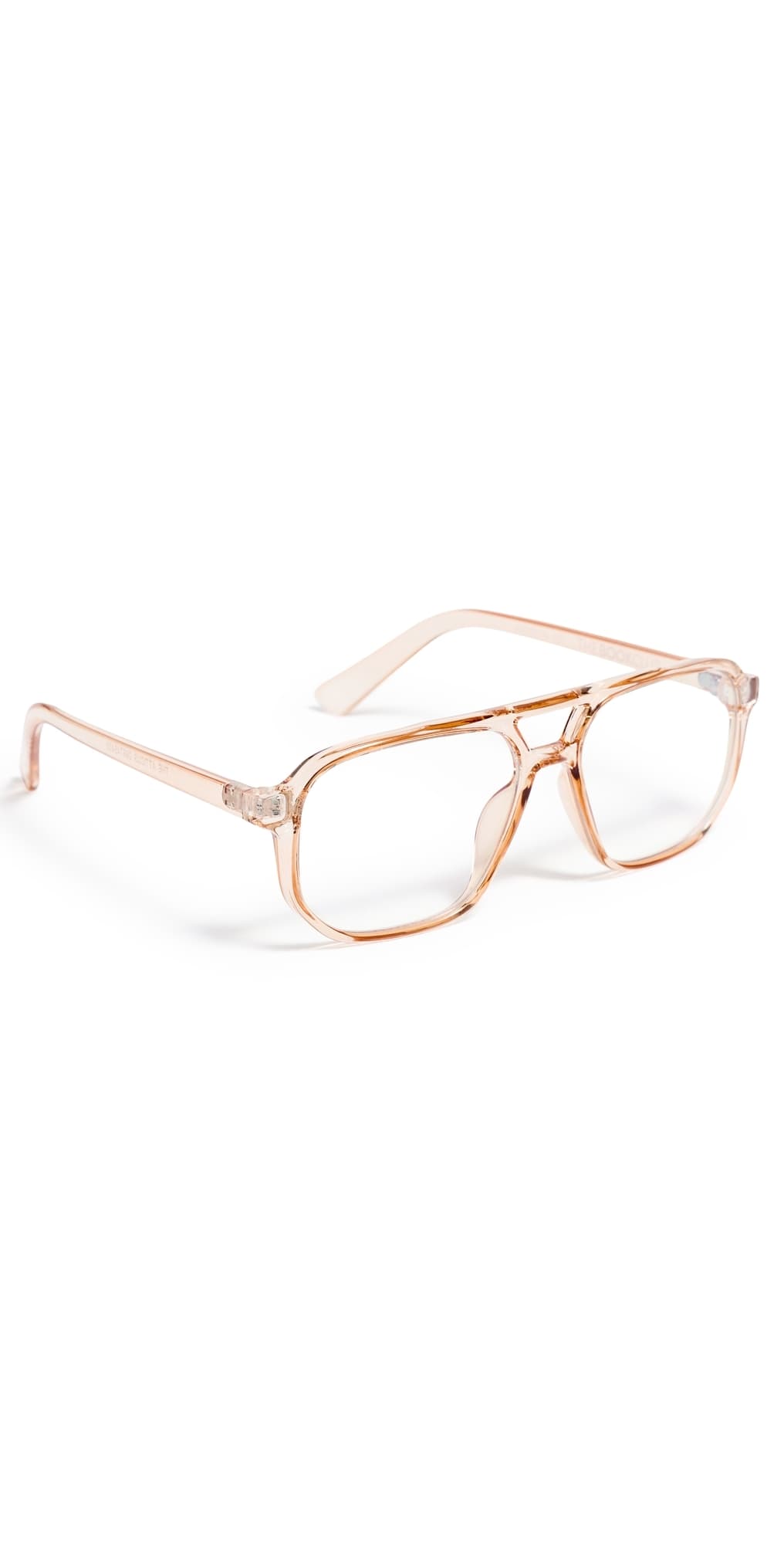 The Book Club The Atticus Blue Light Glasses Sand · One Size