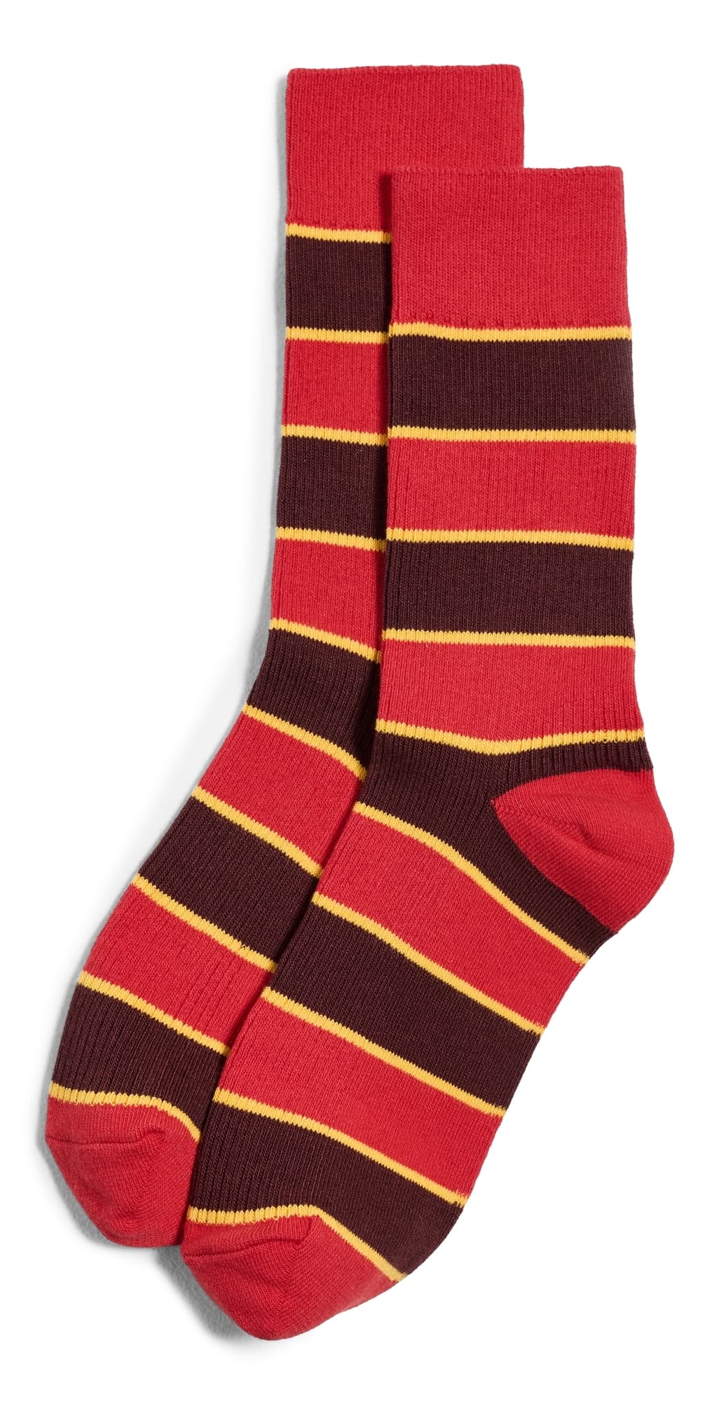 THE GREAT. The Collegiate Socks Hot Red