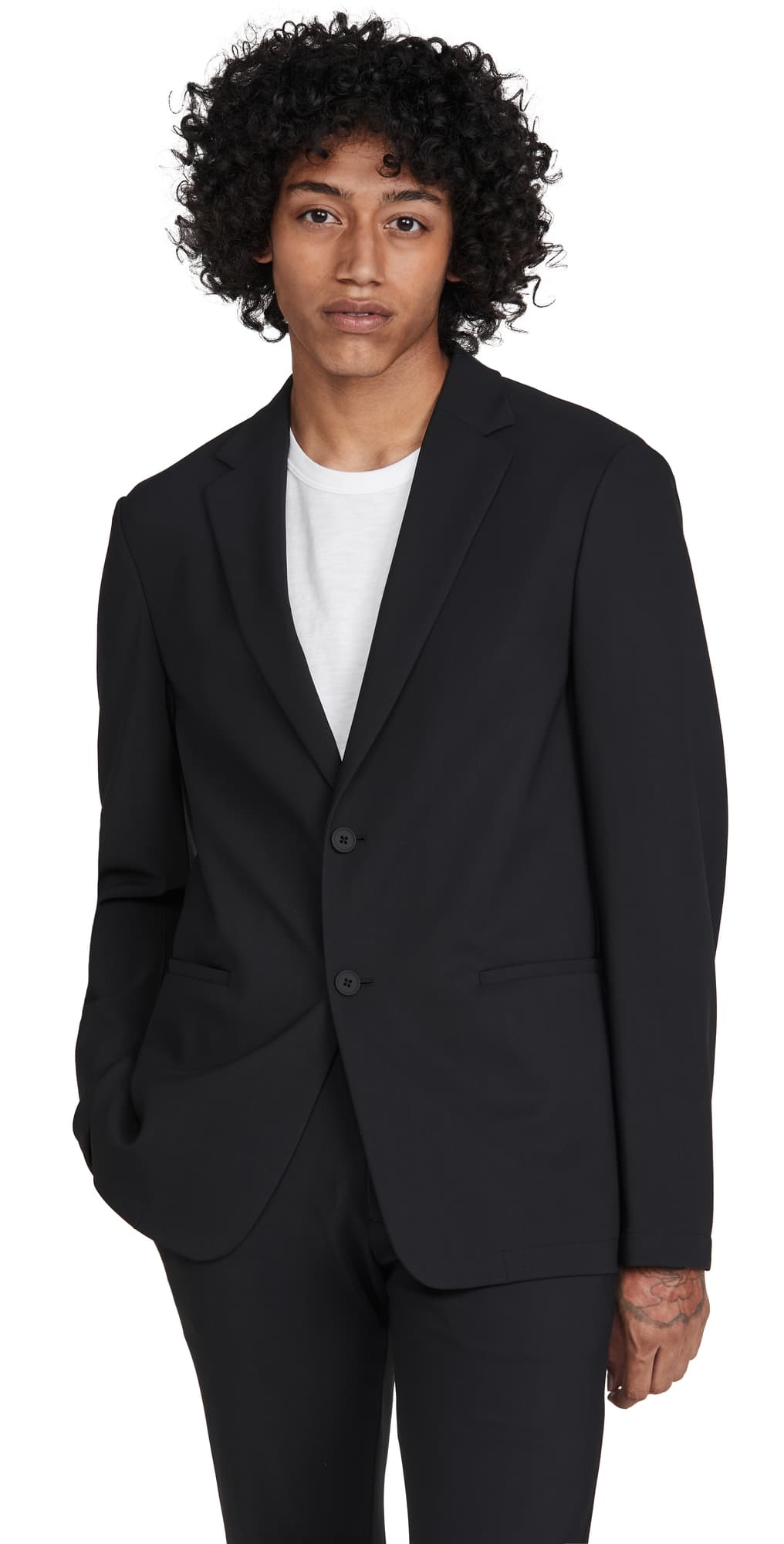 Theory Clinton Precision Ponte Blazer Black