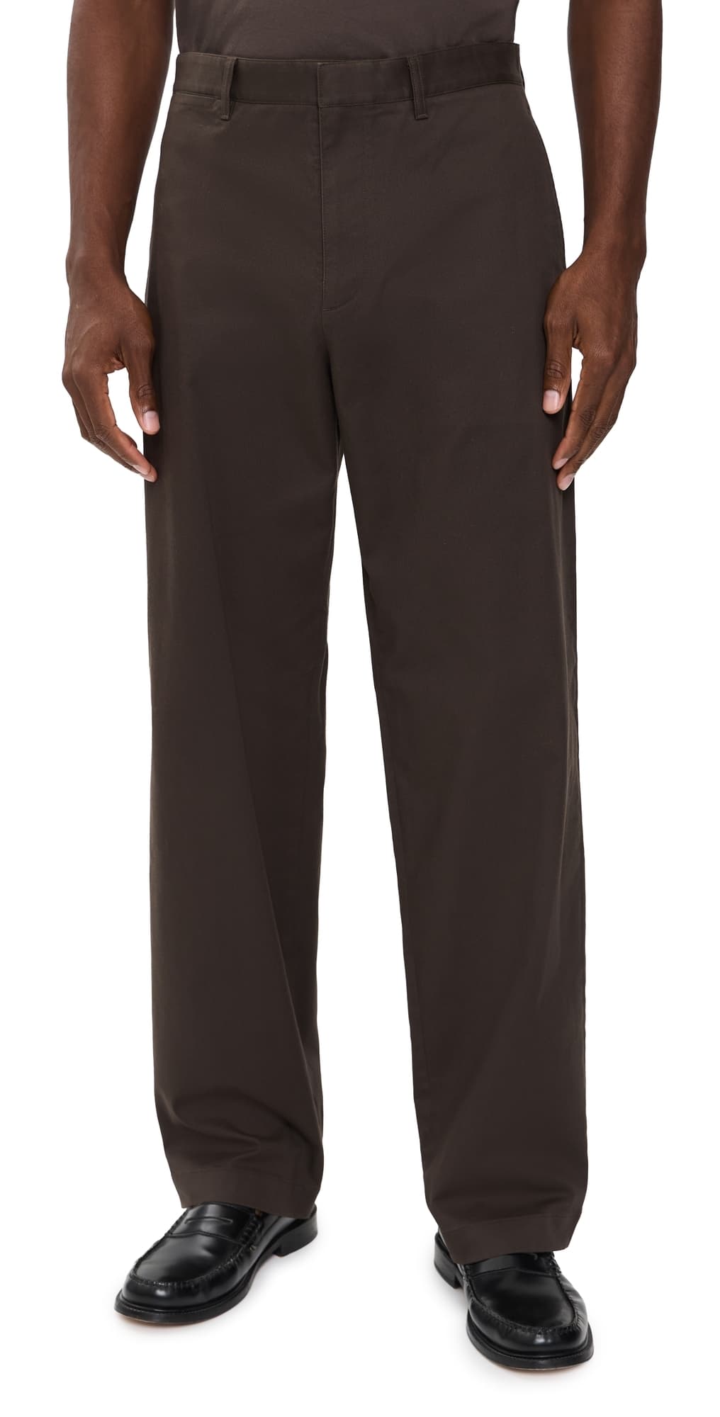 Theory Straight Chinos Classic Brown