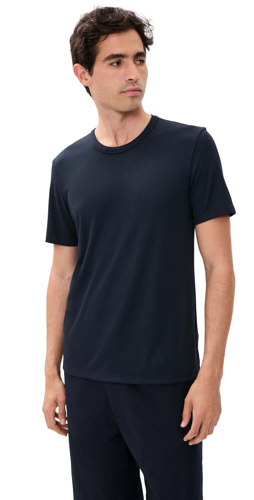 Theory Essential Tee in Modal Jersey Baltic