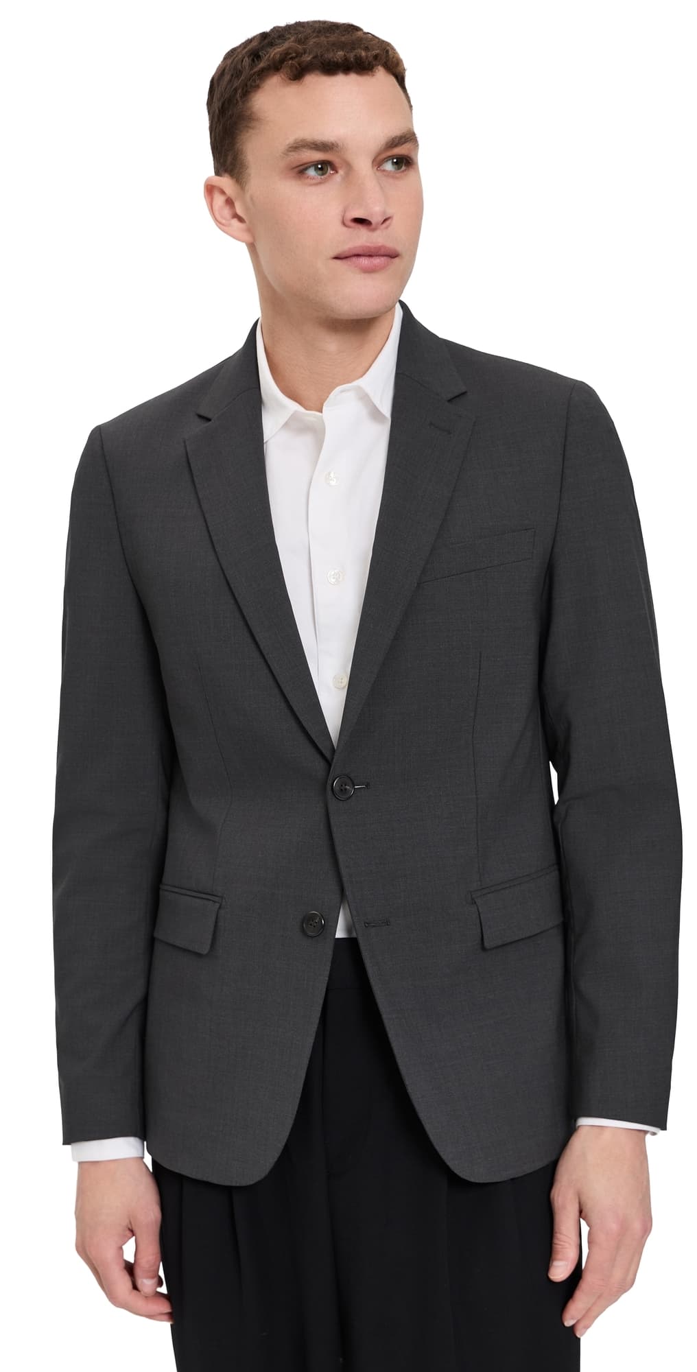 Theory Chambers New Tailor Dark Charcoal