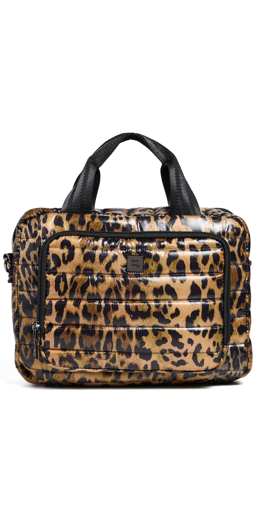 Think Royln Stowaway Hanging Toiletry Kit Leopard