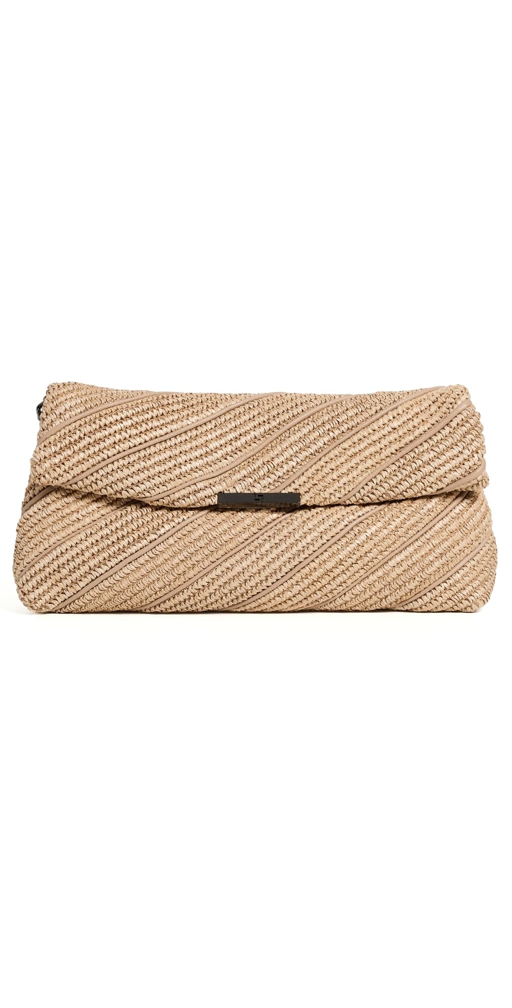 Think Royln Embrace Clutch Beige Luxe/Raffia